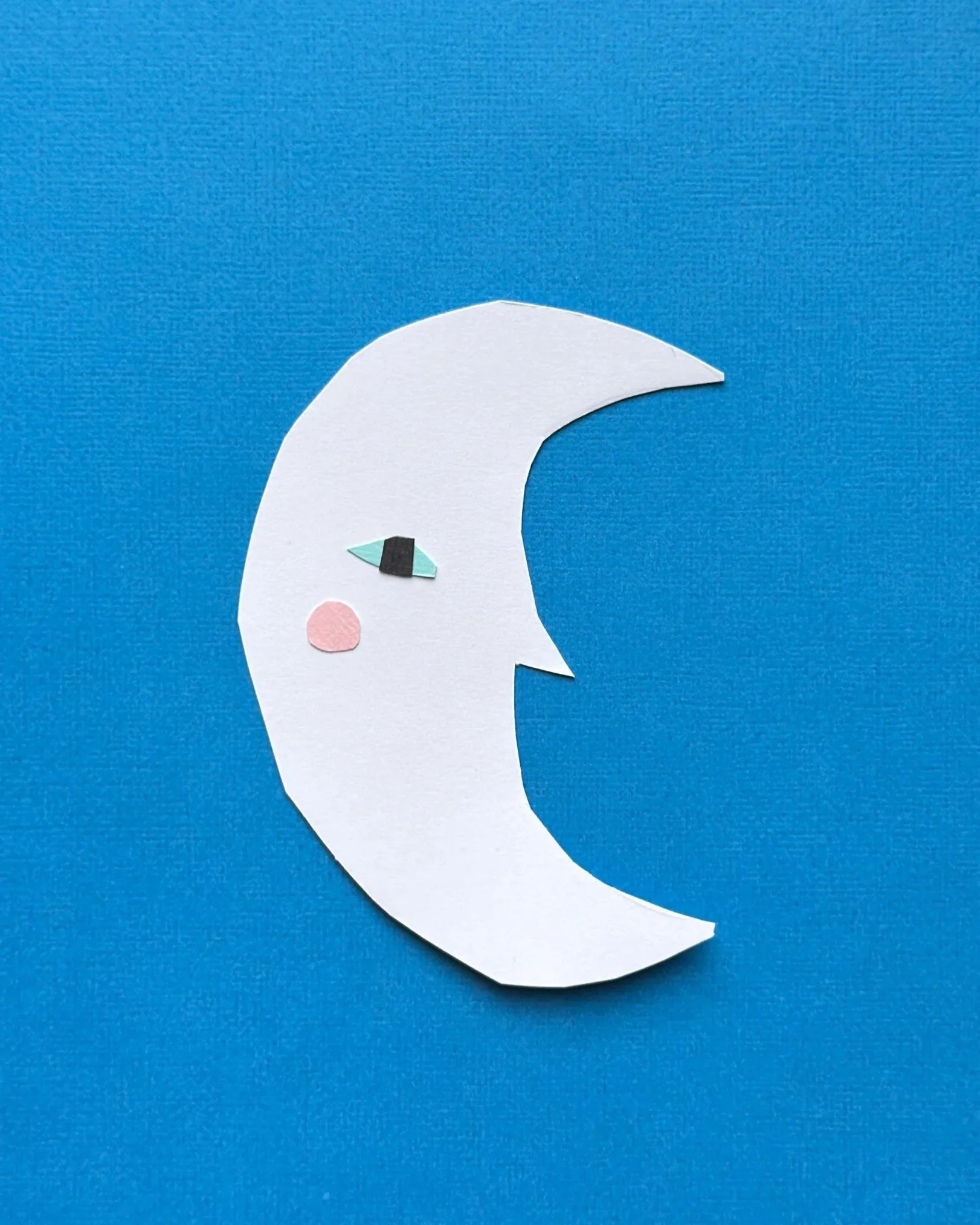 Hand-cut paper collage artwork with layered paper textures in soft colors, created by Veronika Timokhina.