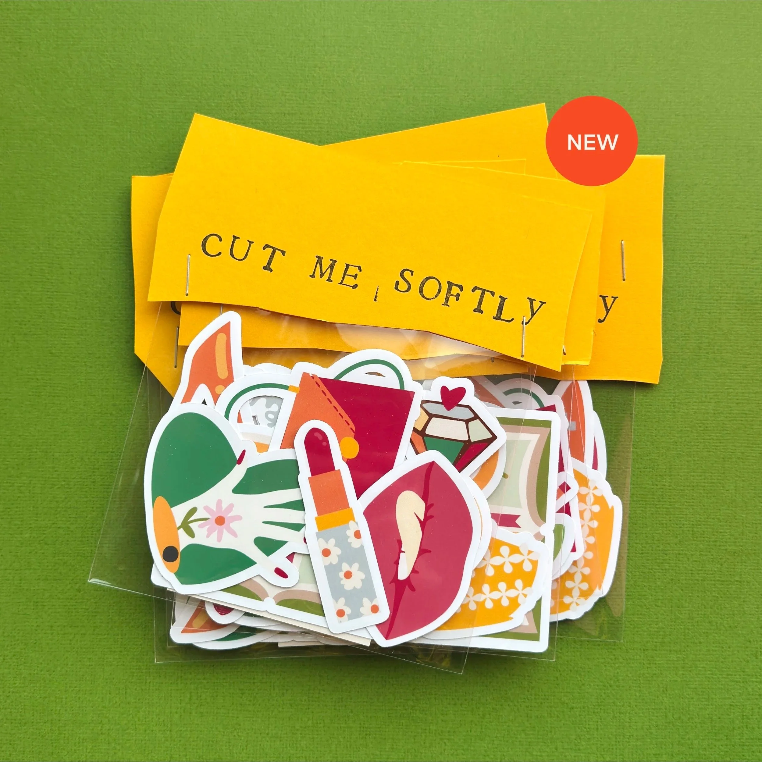 Unique Sticker Set: Cut Me Softly