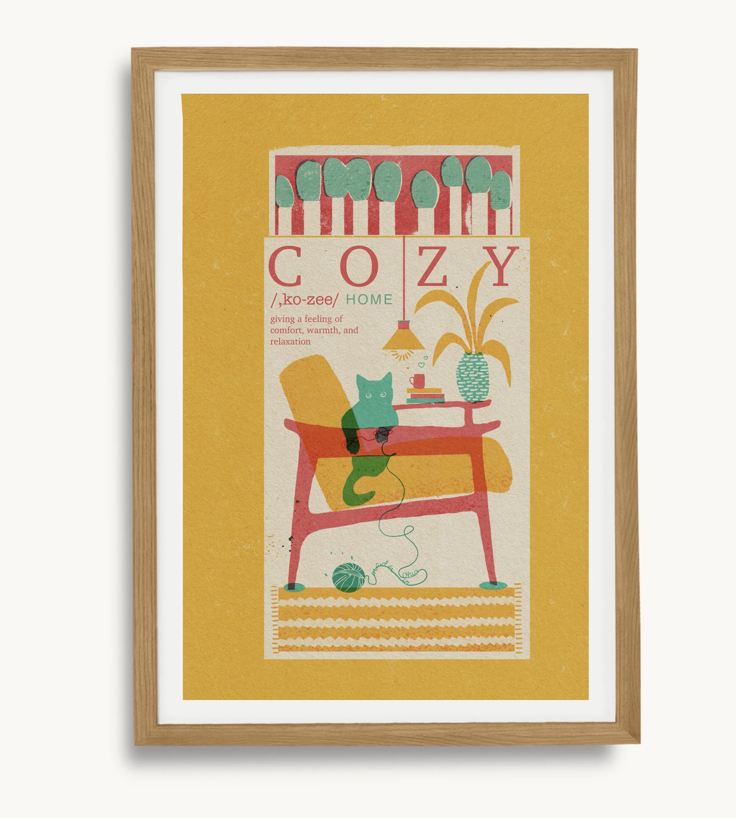 Cozy home_framed art print_vteronikart.jpg