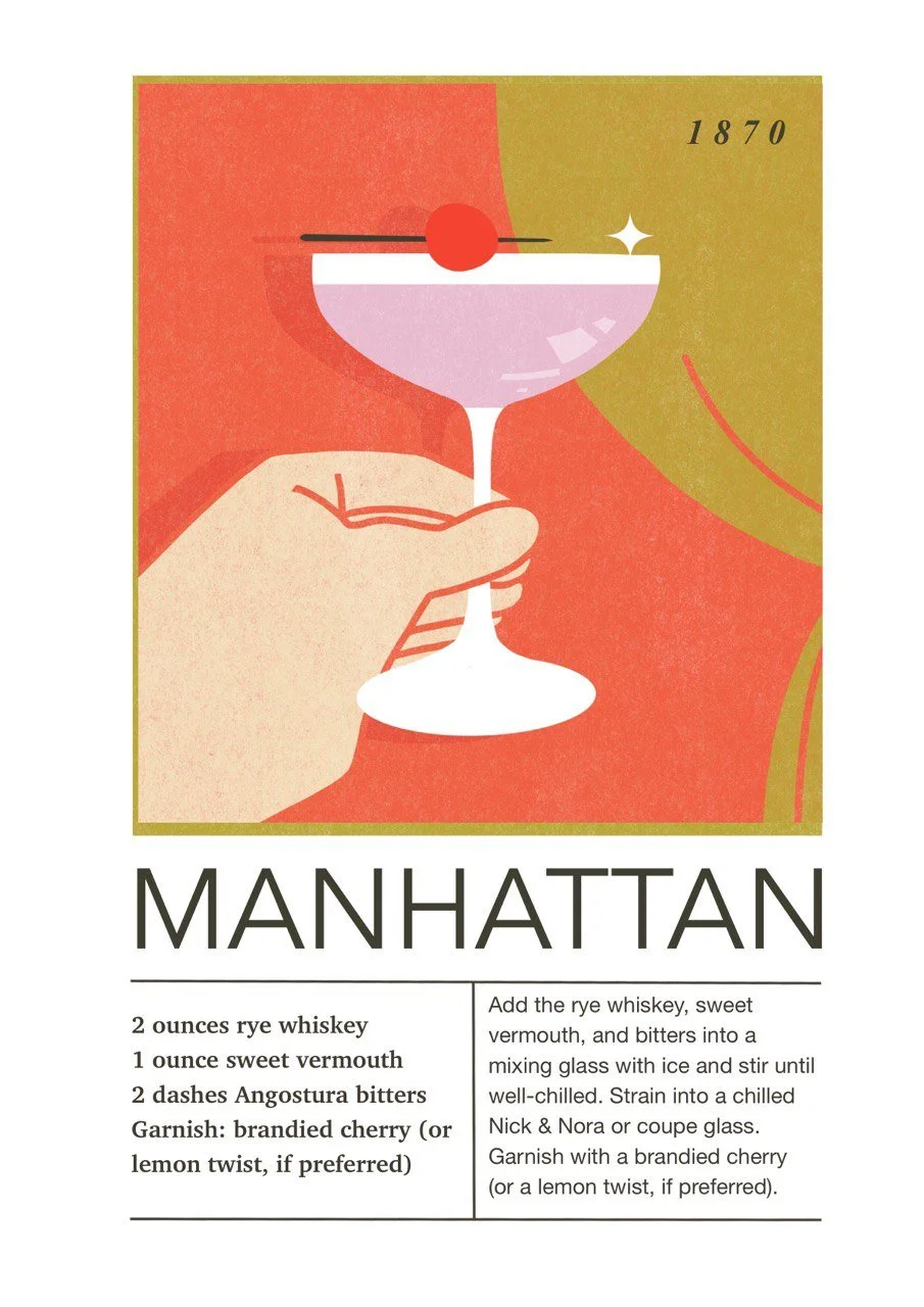Manhattan cocktail for Mercilona