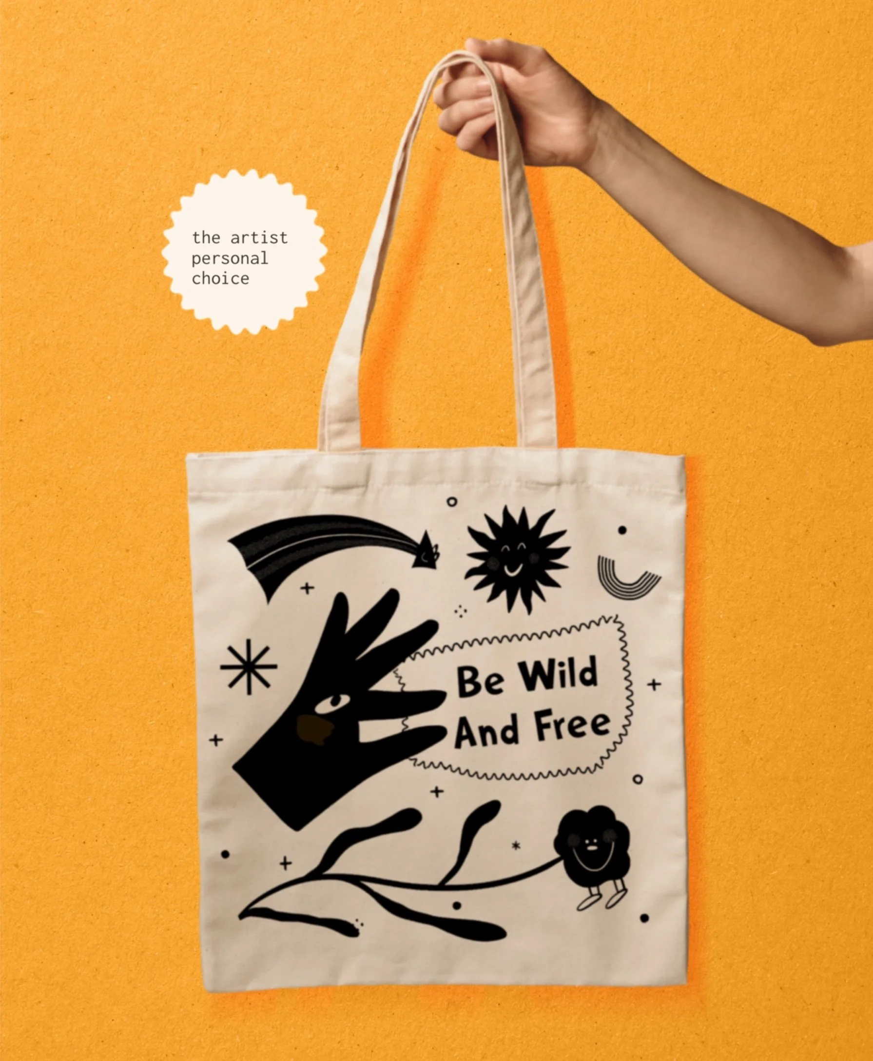 Be Wild And Free Tote Bag