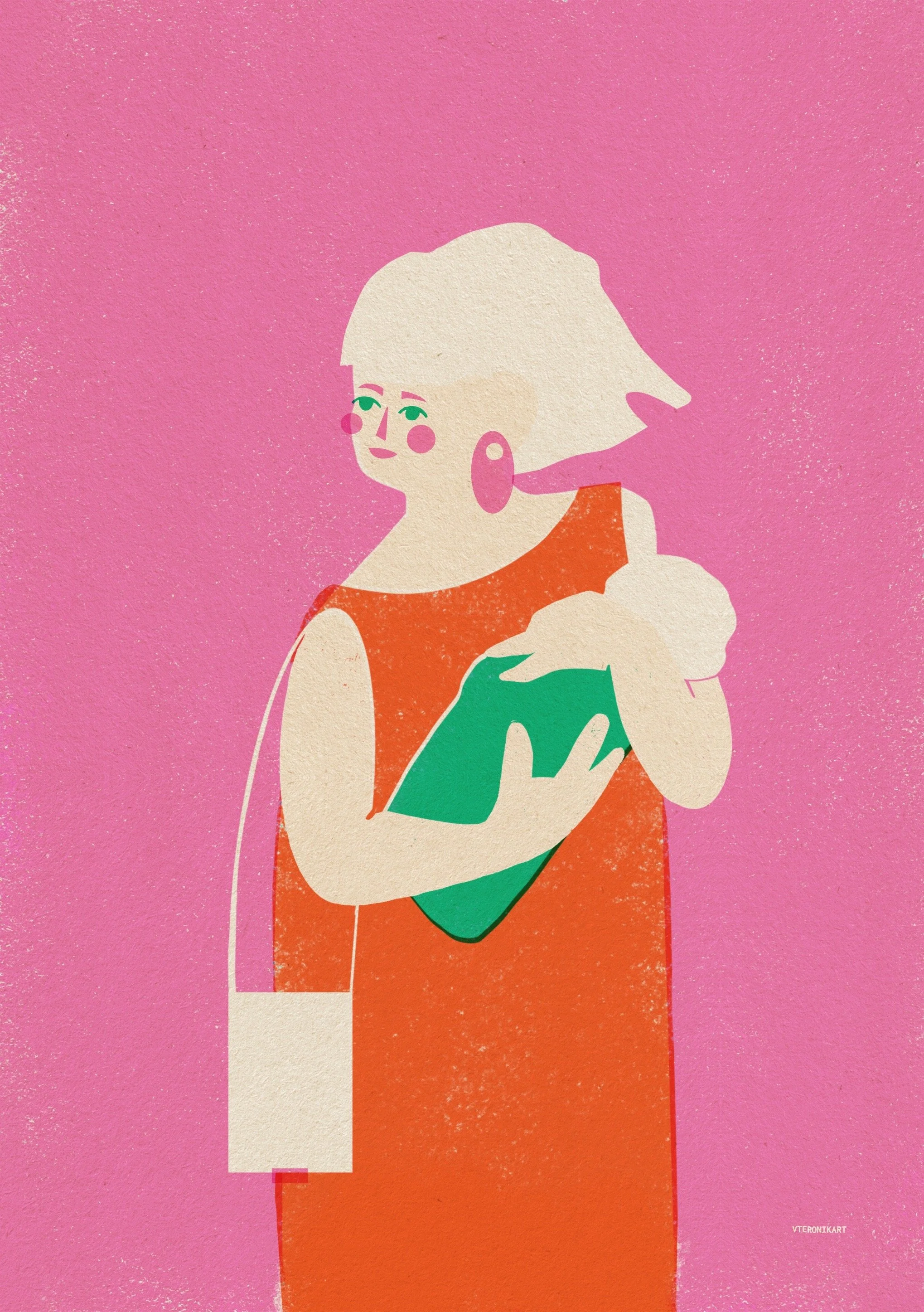 Hold Me Close A5 Print