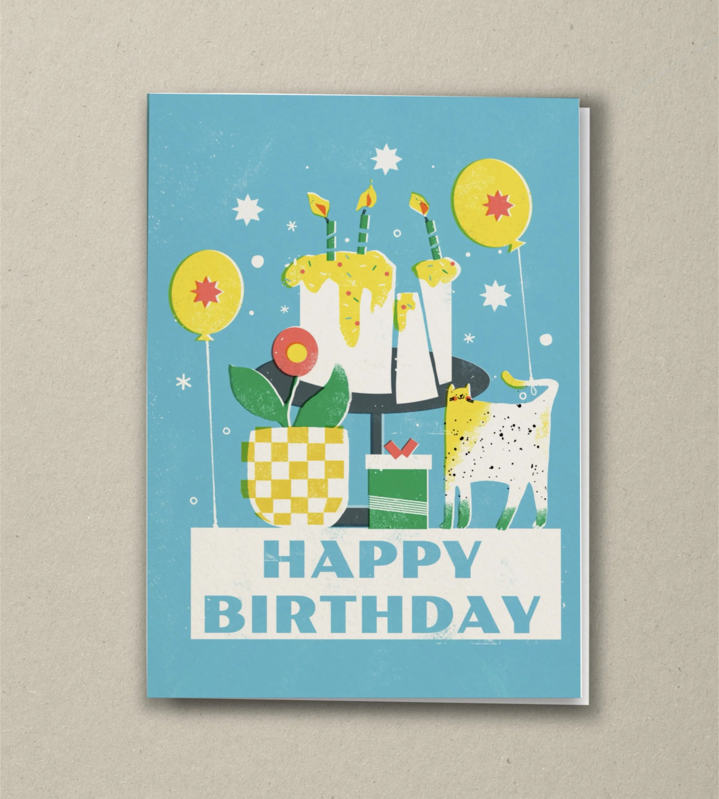 Happy Birthday Greeting Card