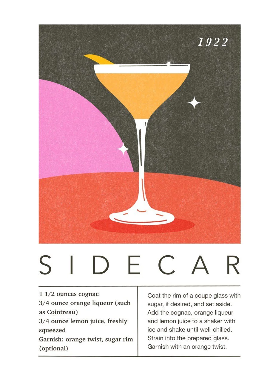 Sidecar cocktail for Mercilona