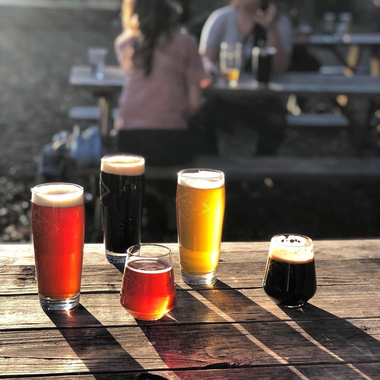 It&rsquo;s the perfect Saturday for beer garden hangs!  We have a full lineup of Vista brews, Texas wines &amp; ciders and a full food menu. 

#freshairfreshbeer #atxbeer #austinbeer