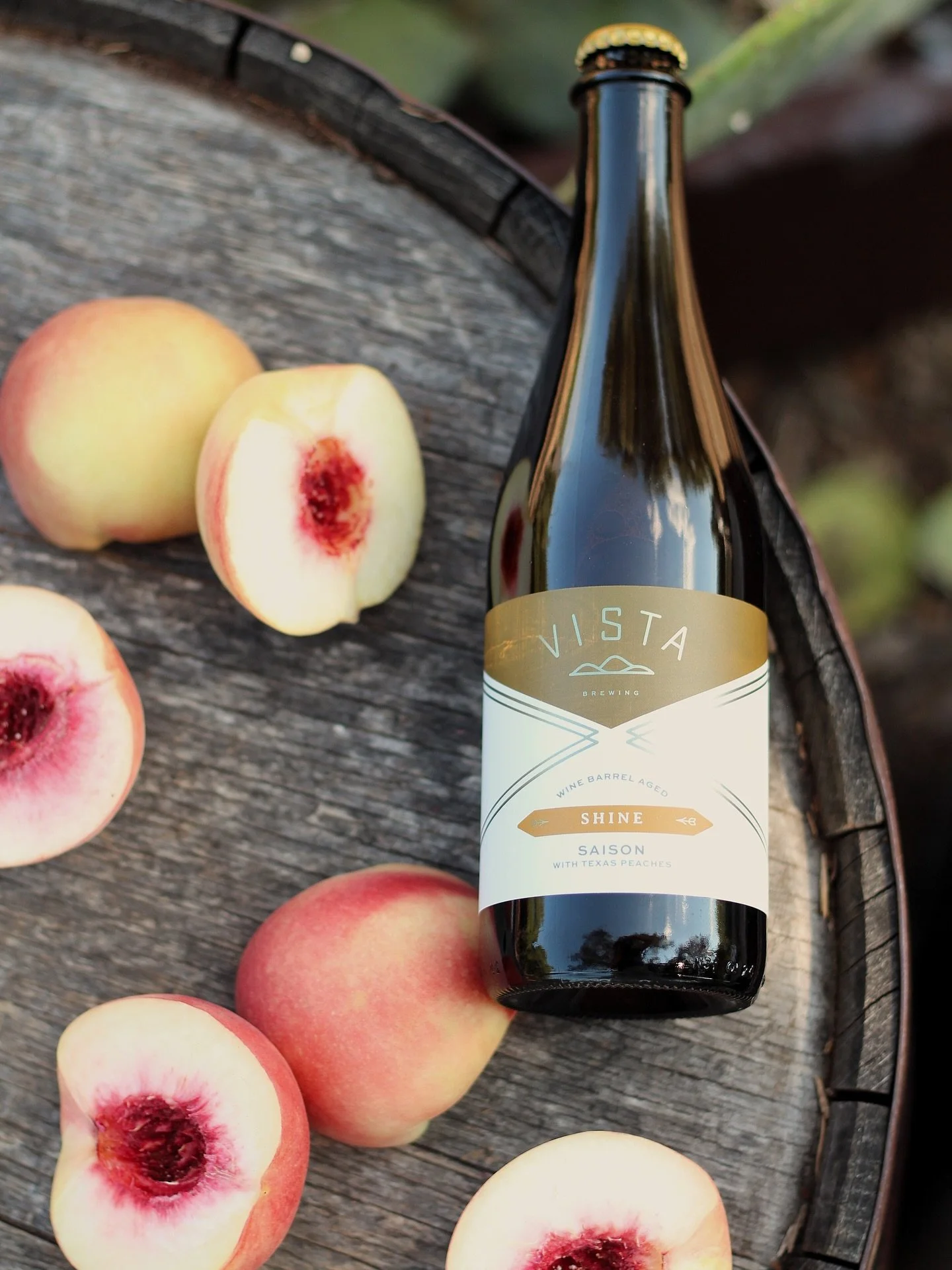 BEER RELEASE: Shine &mdash; Barrel Aged Saison with Texas Peaches

Peach &bull; Lemon &bull; Spice &bull; 7.0% abv
On draft and in 500ml bottles 

Shine brings the promise of perfect fall days, basking in the warm sun with a glass of peach saison in