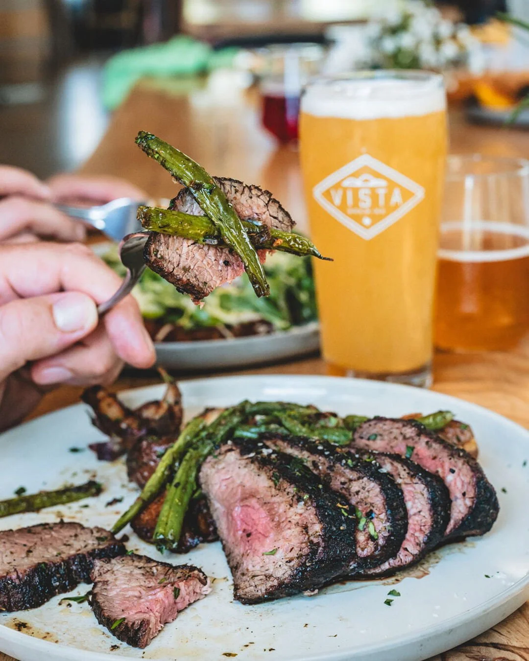 Get your protein fix!  Our weekly Friday Steak Night continues in 2026 with a rotating special week.  Grilled to your liking over an oak live fire and paired with fresh, local veggies and a rotating potato dish.  Just add your favorite beer, glass of