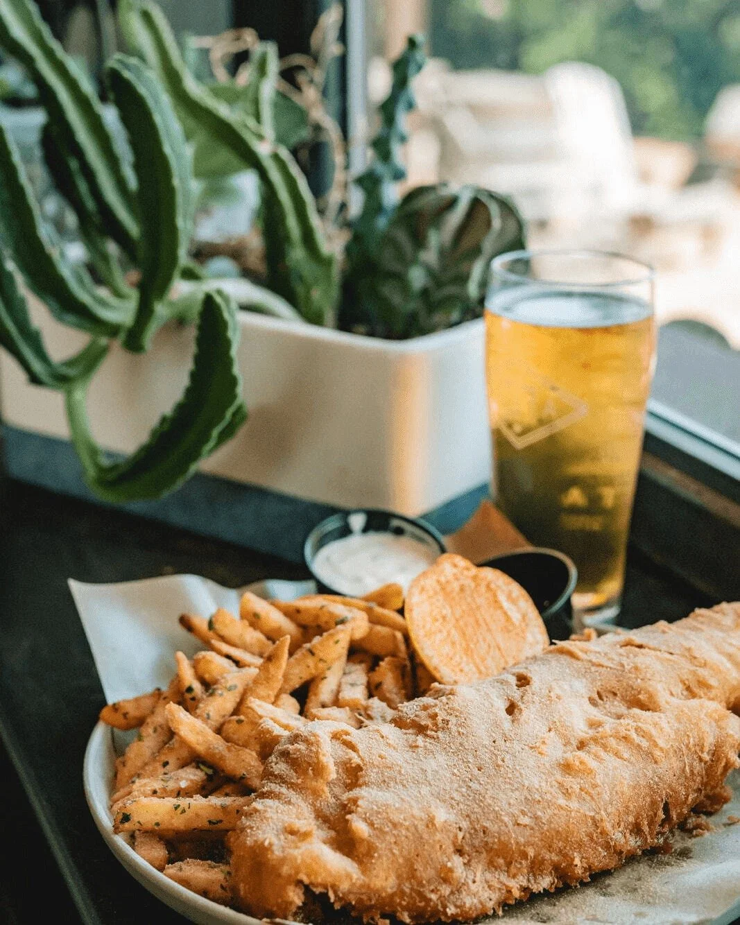 We're thawing out over here and BACK OPEN today regular hours.  If you're tired of cooking, we've got you! 

🐟️ Vista's new #1 seller, Fish &amp; Chips, is ready to warm you up.  Beer-battered and topped with magical malt vinegar powder....IYKYK! 

