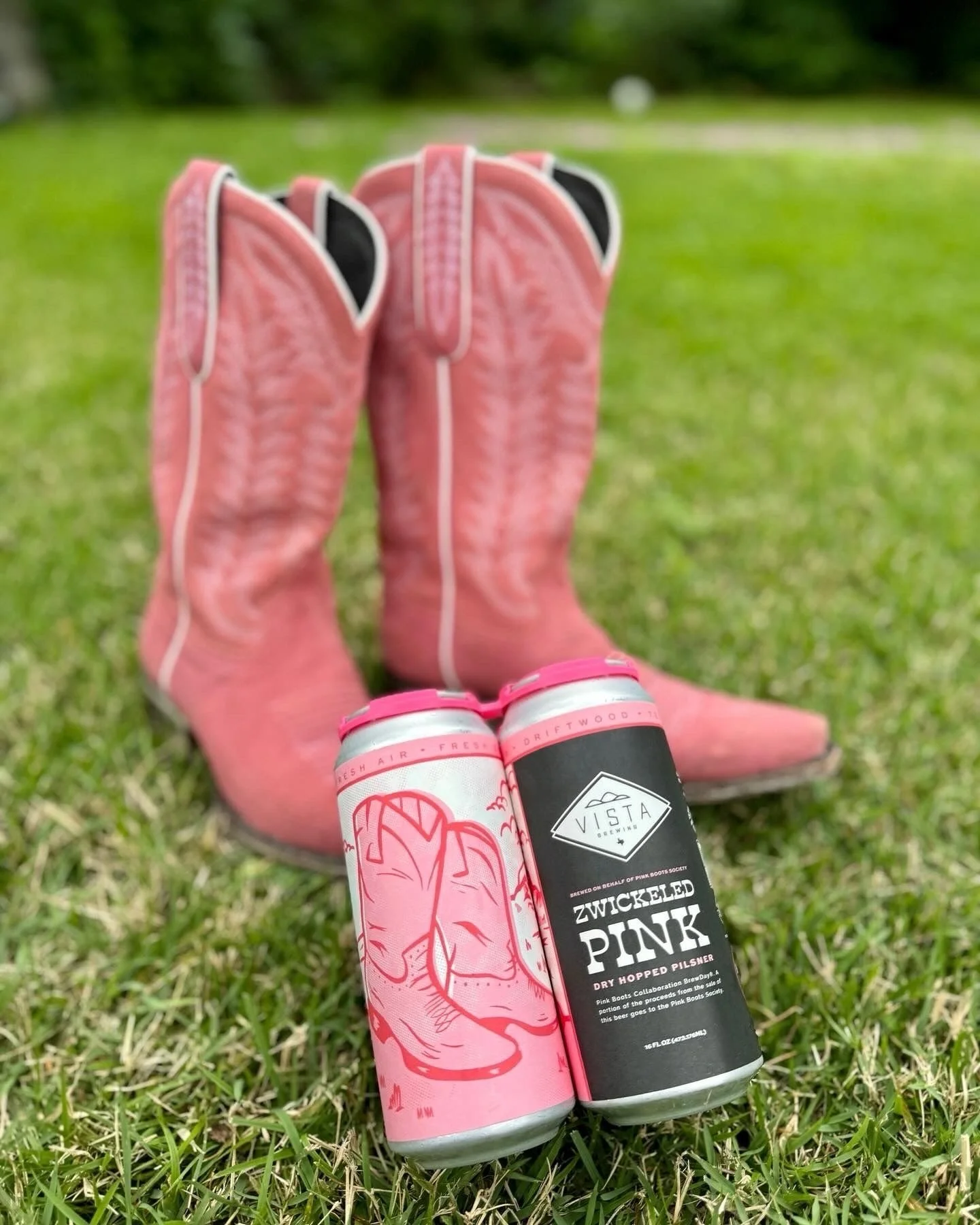 BEER RELEASE: Zwickeled Pink - Dry Hopped Pilsner
Herbal &bull; Citrus &bull; Stone Fruit &bull; 4.8% abv 

👢 On draft &amp; 4-packs to-go here at the ranch.  Look for it around town at your favorite independent bottles shops, craft beer spots and g