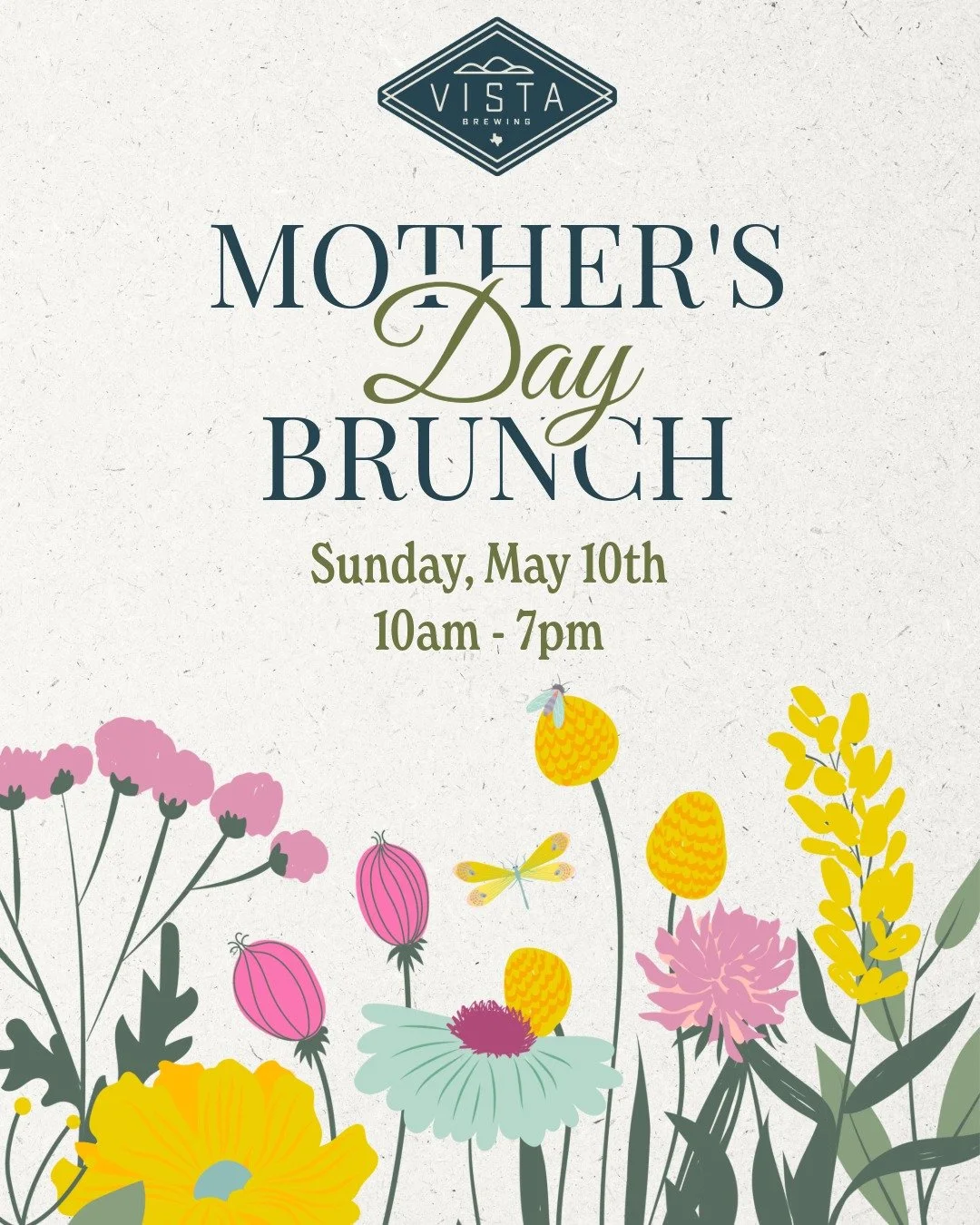 💐 Join us for a casual Mother's Day Brunch in the Hill Country!

We're open early this Sunday at 10am with two bands, baby goats and a free scavenger hunt for kids.

Don't miss new brunch dishes on this a la carte menu including Texican Eggs Benedic