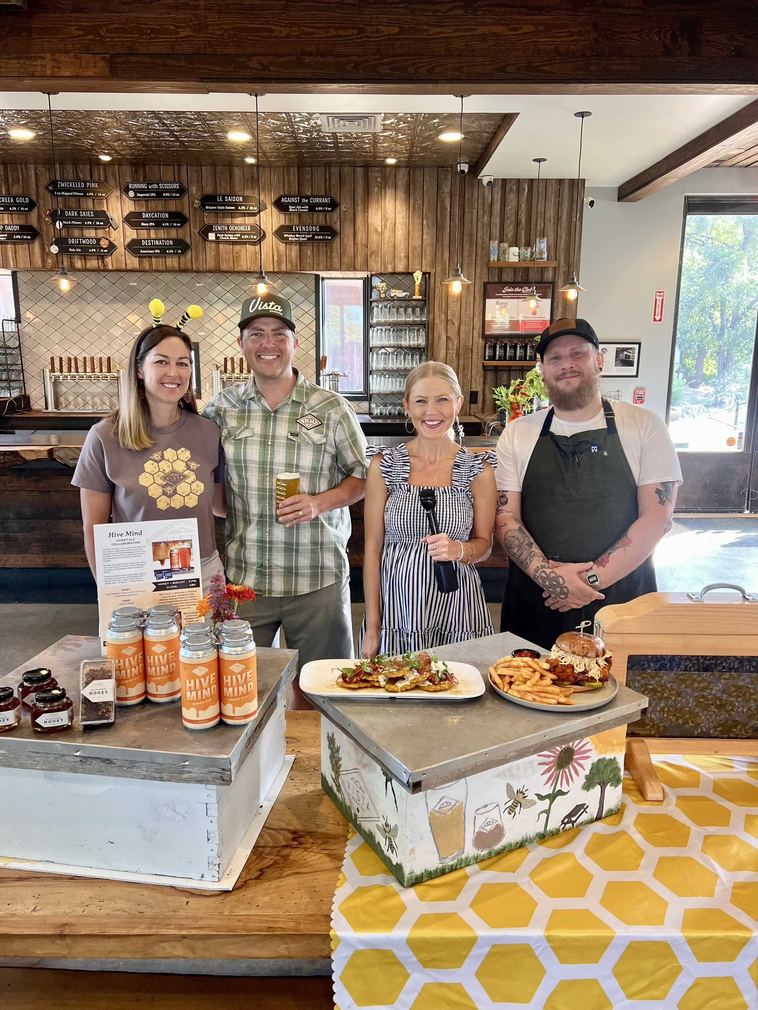 Fox7 Good Day Austin TV Segment: Driftwood Honey Harvest Festival at Vista Brewing