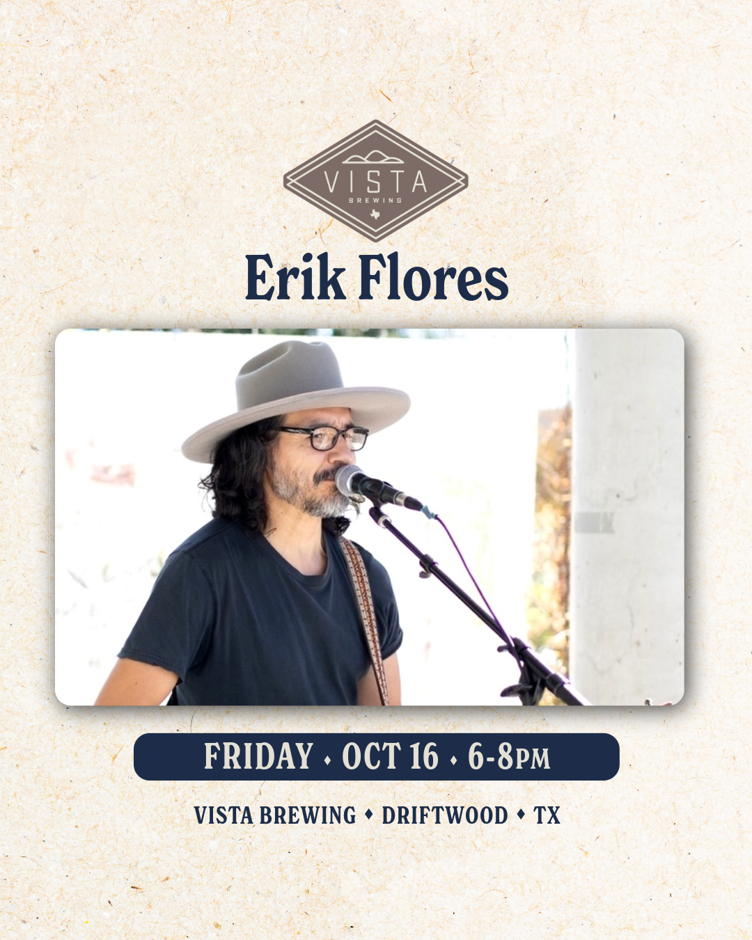 Live Music: Erik Flores