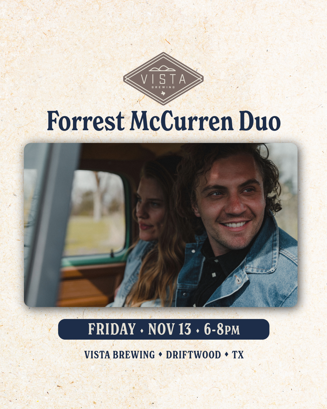 Live Music: Forrest McCurren Duo
