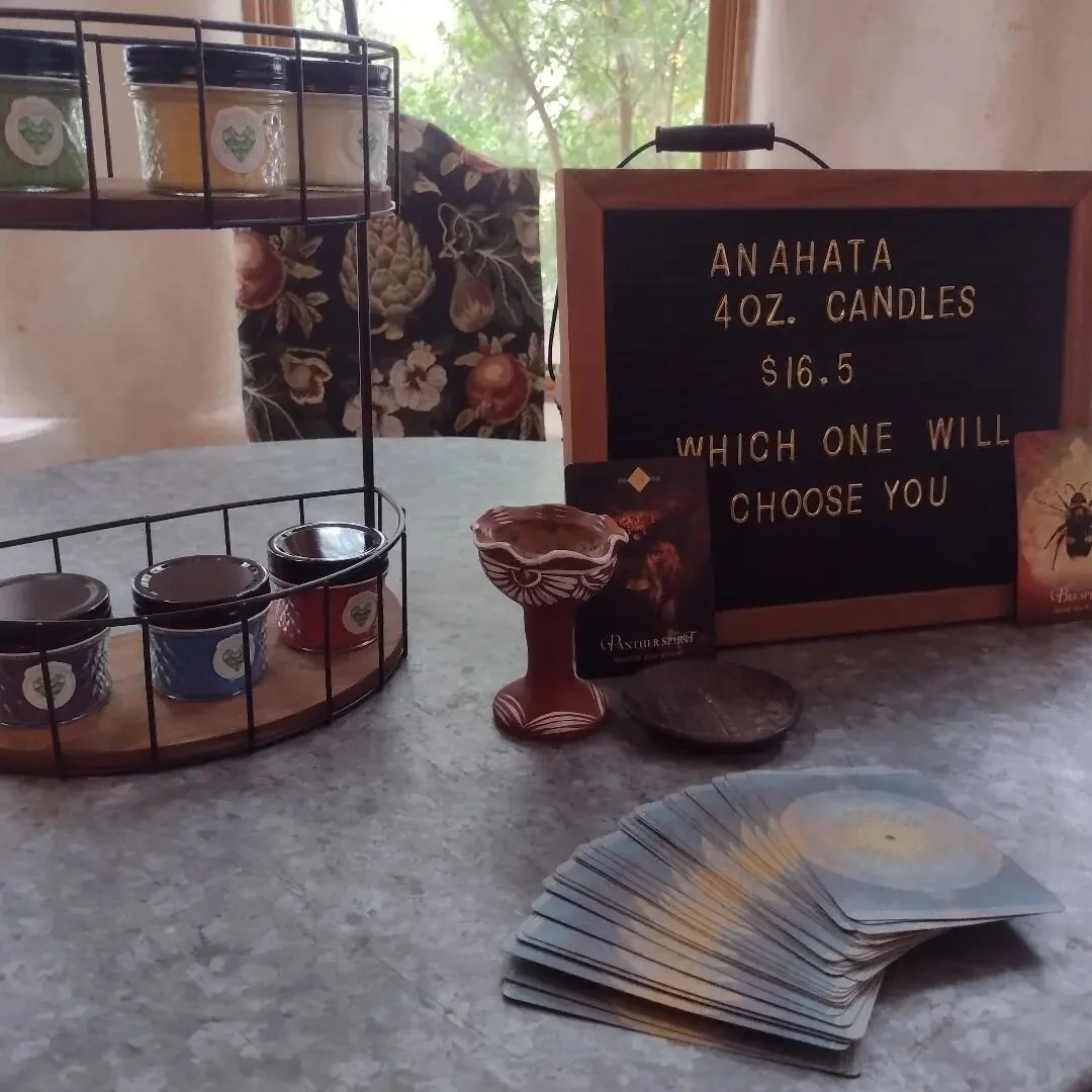 I love opportunity to share my candles with a side a Oracle sass! Each candle is intentionally created to support your energy wheel "chakras" Adding the element of Oracle Cards offers is Magical - Why?

You can feel the card! 🃏

You Are th