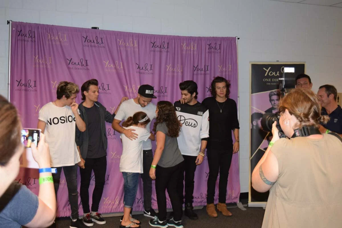 Photographing One Direction backstage at Soldier Field