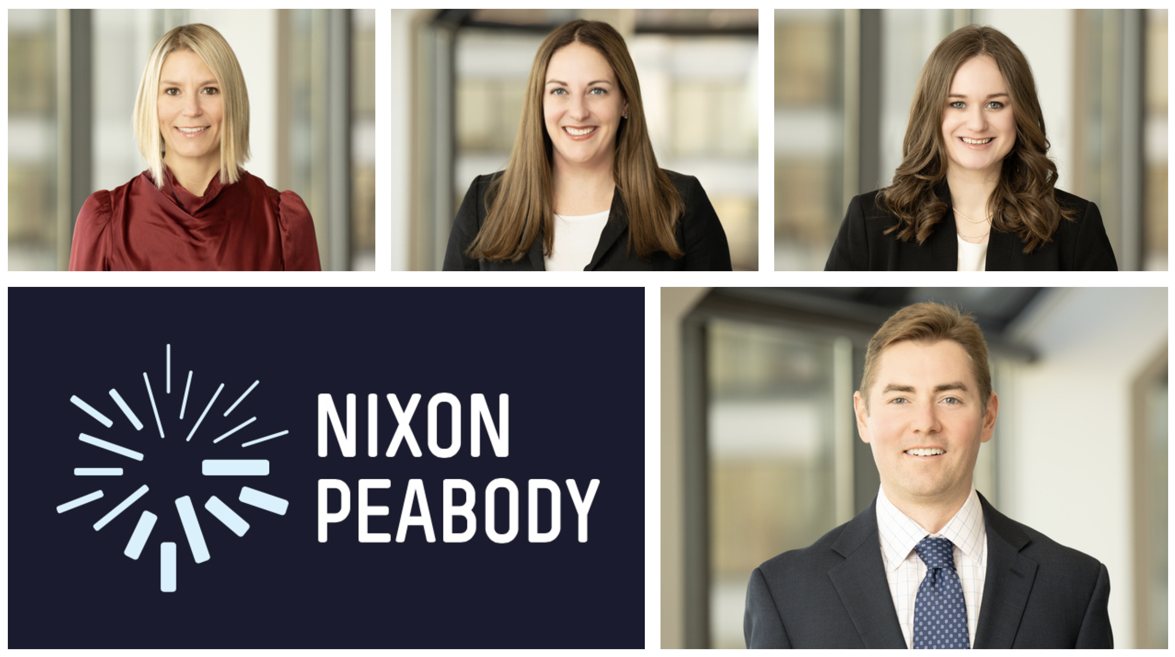 Headshots for the attorneys at a Chicago law firm with the background out of focus for a high end corporate brand