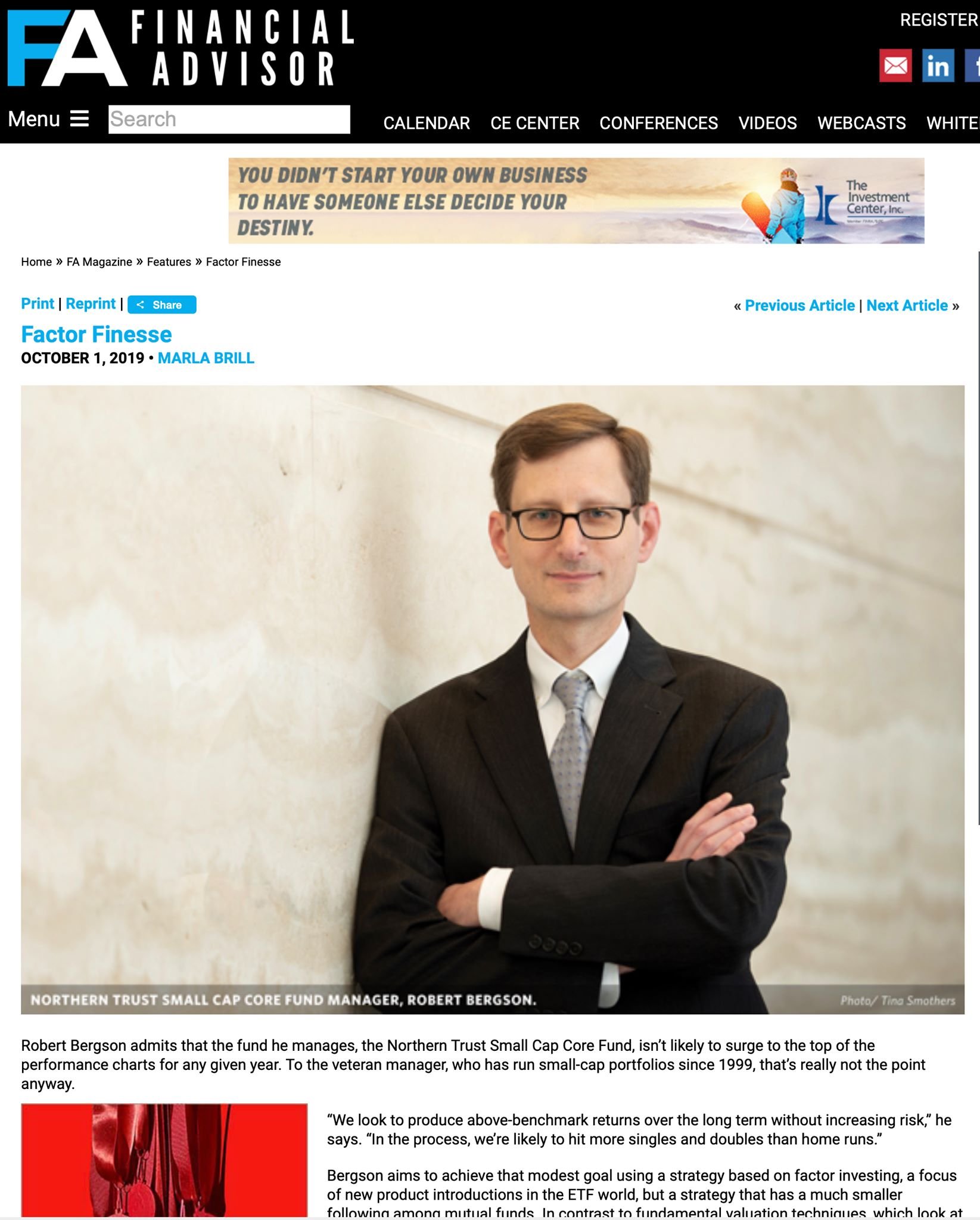 portrait photography of a finance professional at a bank downtown