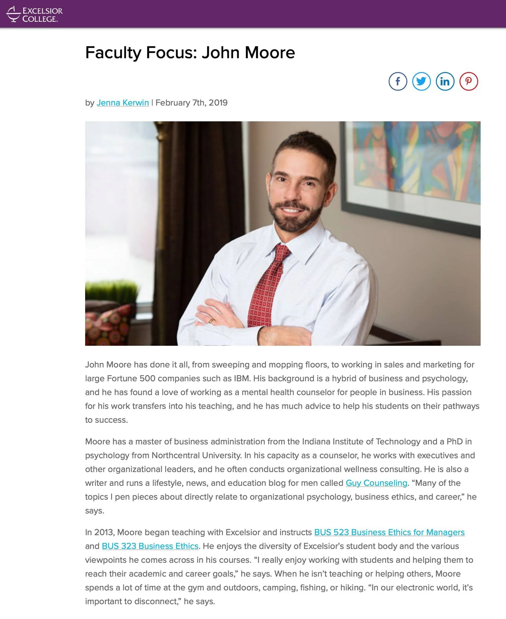 portrait photography for a Chicago professional for a magazine story