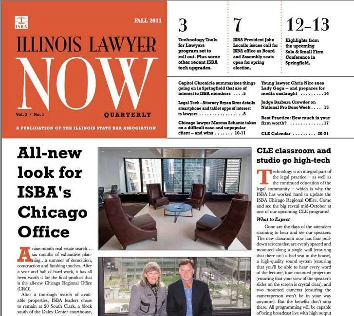 commercial photography for a law magazine