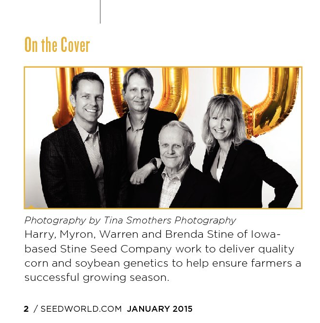 group portrait photography of a family in the agriculture business