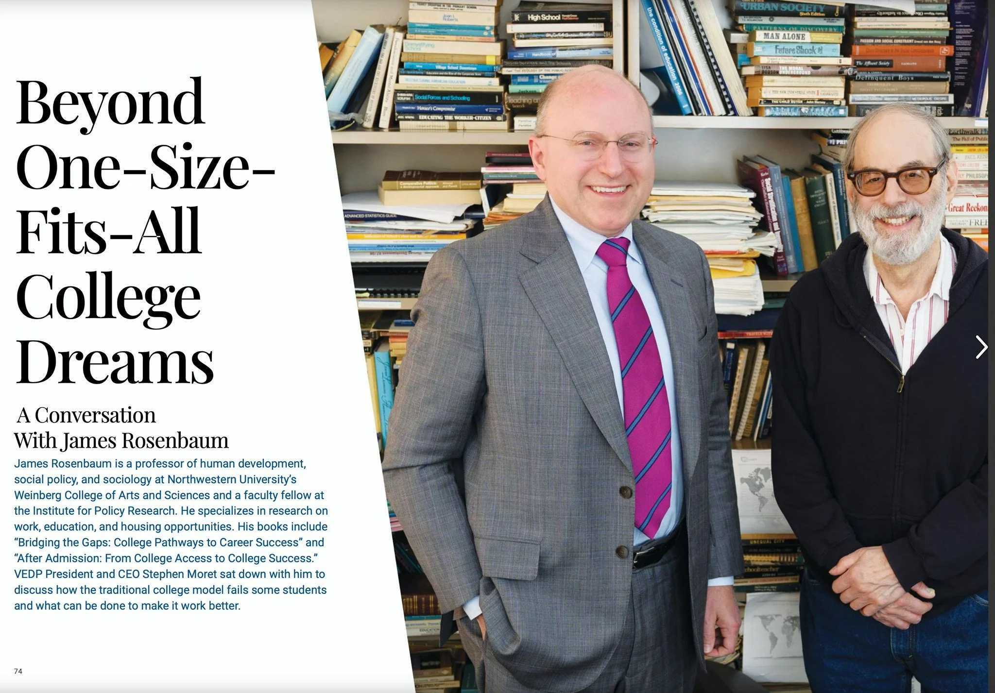 group portrait photo for a magazine story of a college professor with an accompanying podcast 