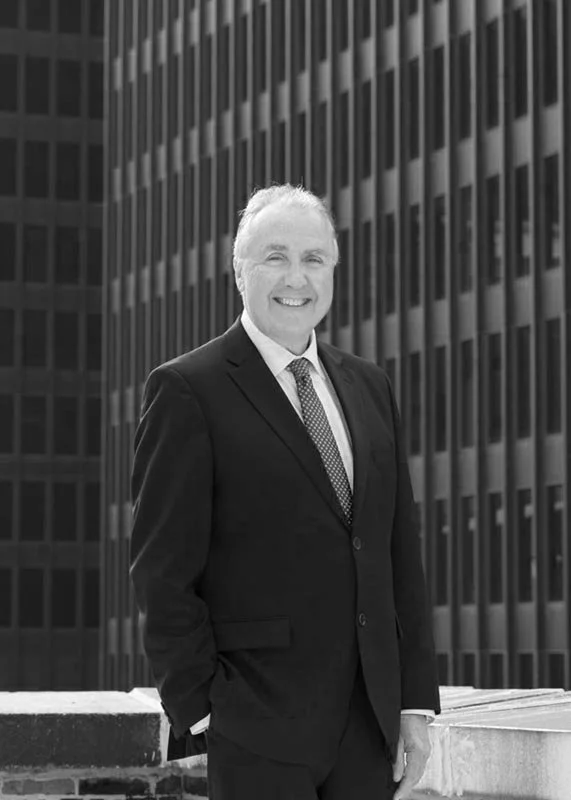 Chicago photographer captured a professional black and white business portrait of an attorney to be used in a magazine article. The attorney is the upcoming president of the bar and will be on the cover.