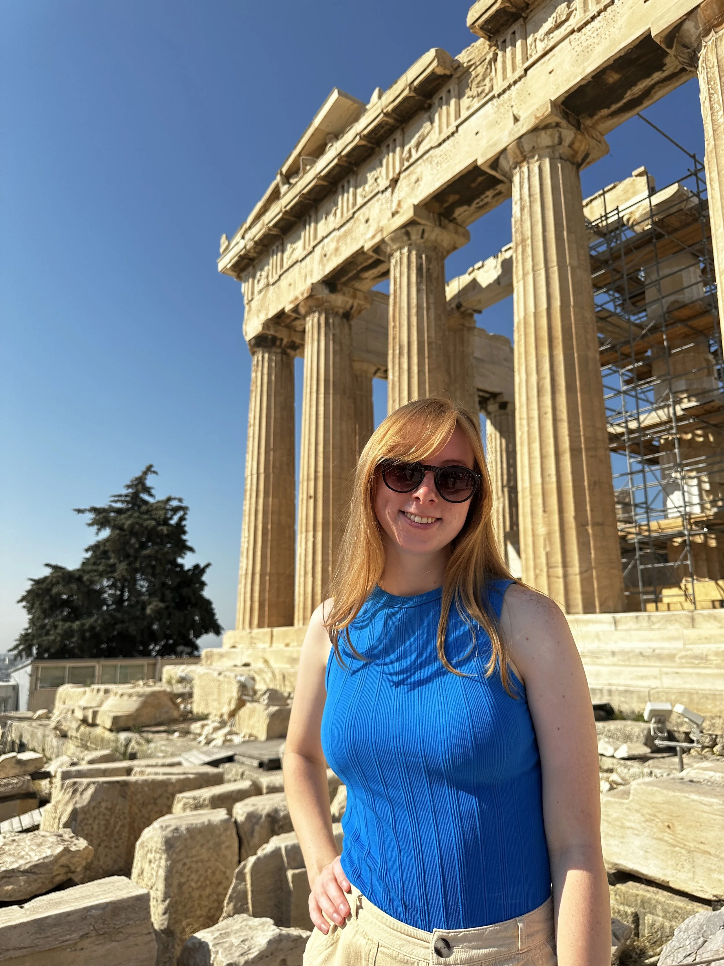 Photo of me infront of the akropolis