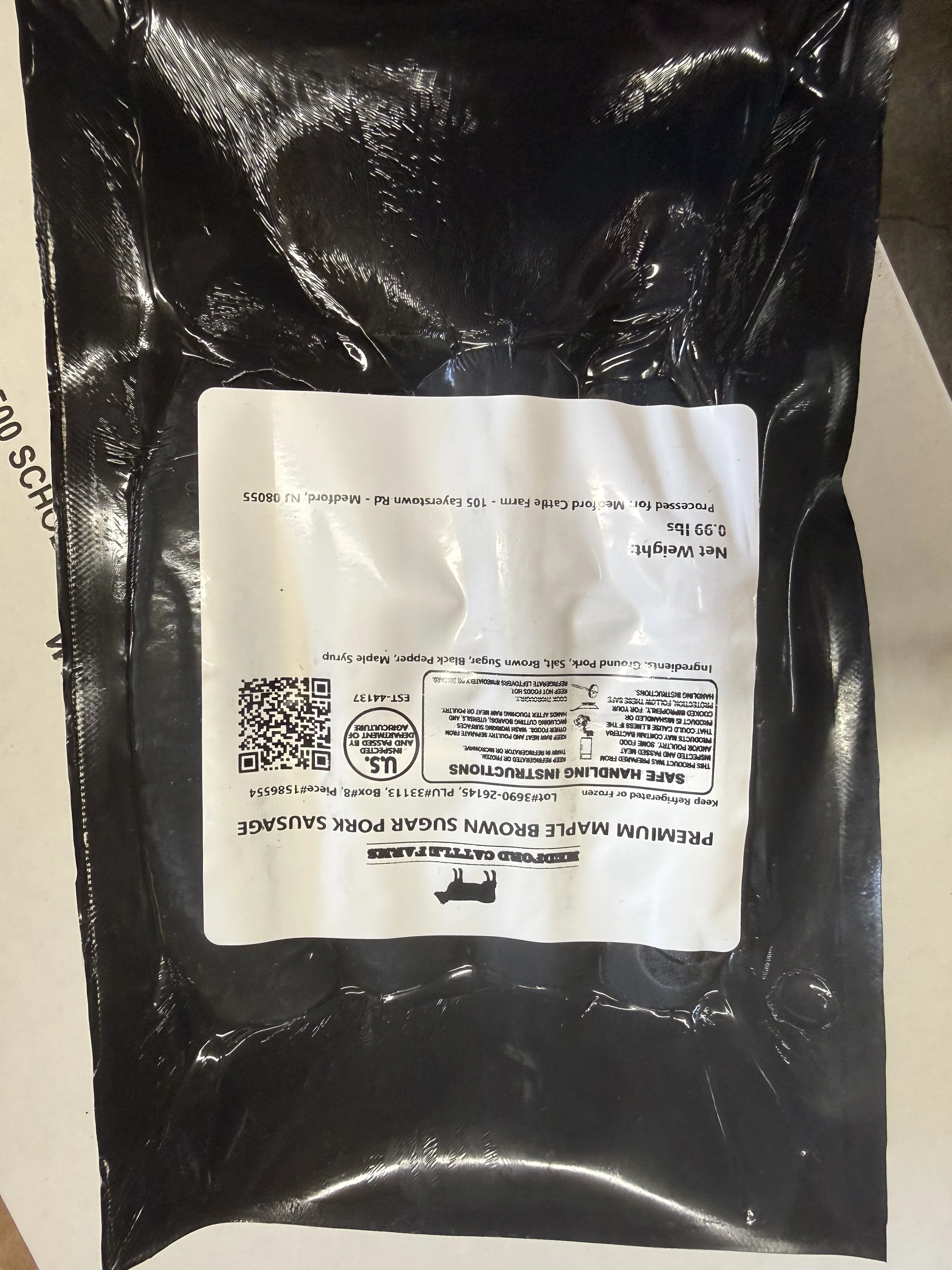 Premium Maple Brown Sugar Pork Sausage