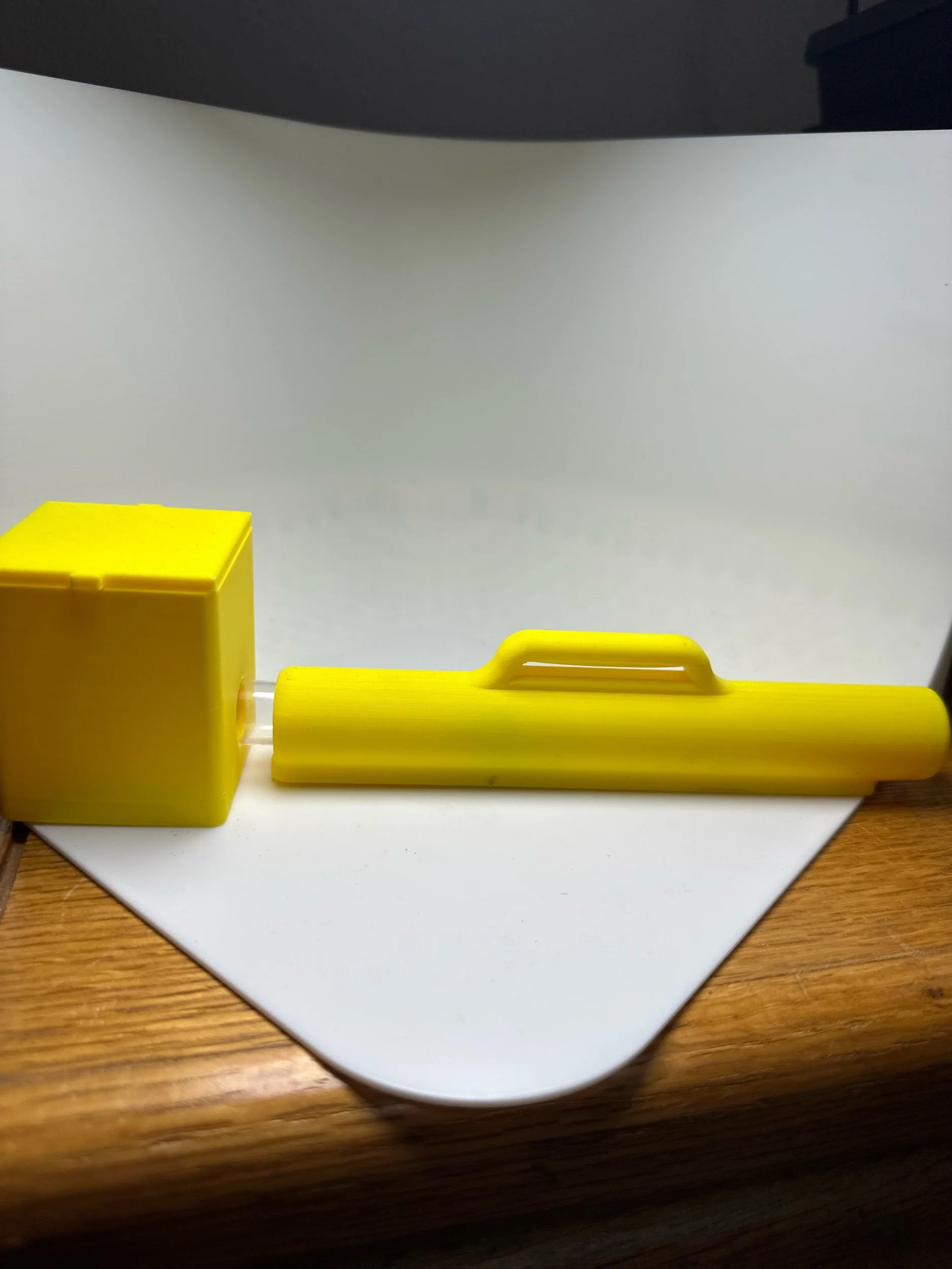 Habitatforger test tube bazooka, showing what is included
