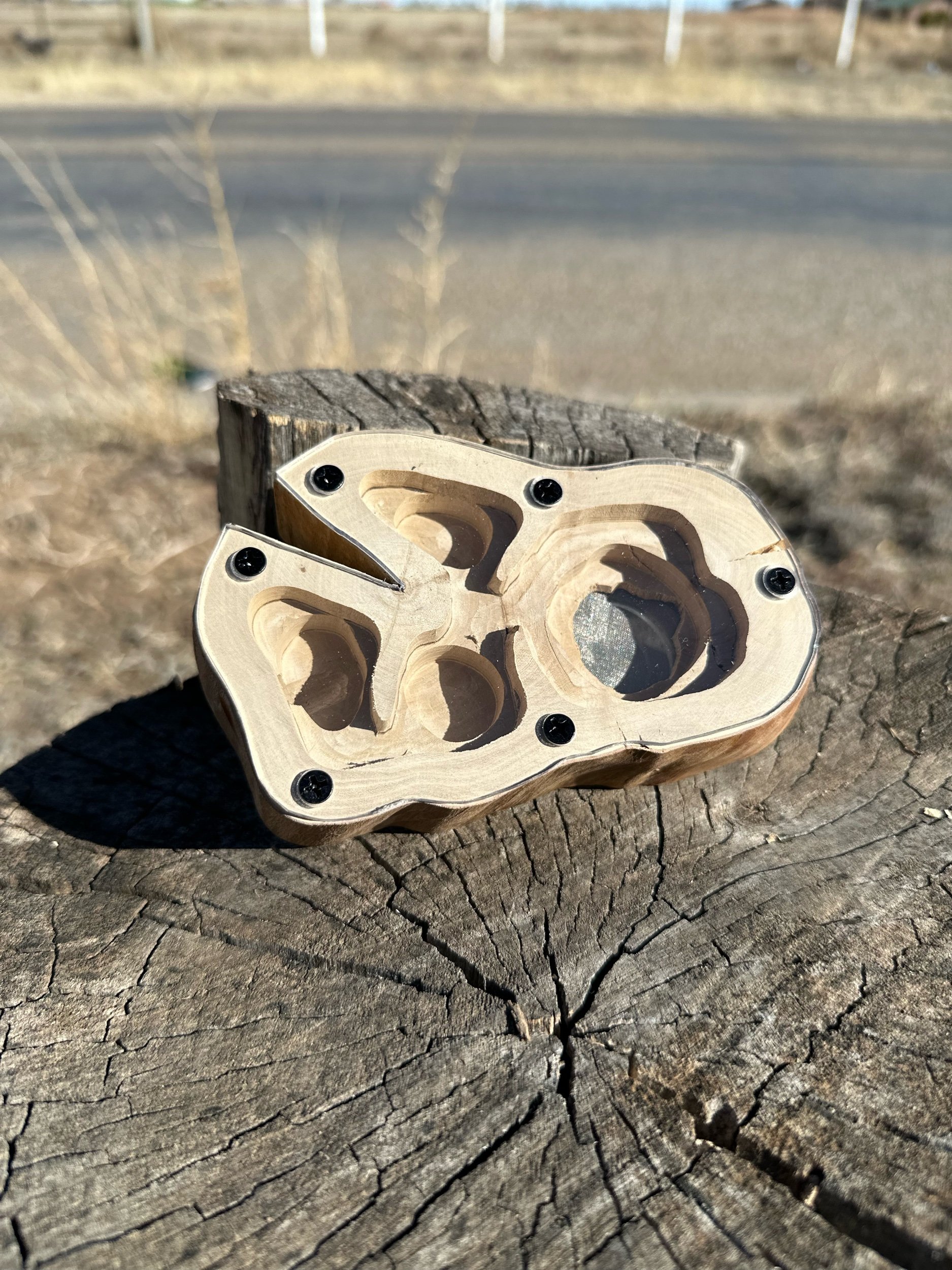 Texants hand made wooden ant hill(larger humidity reservoir)