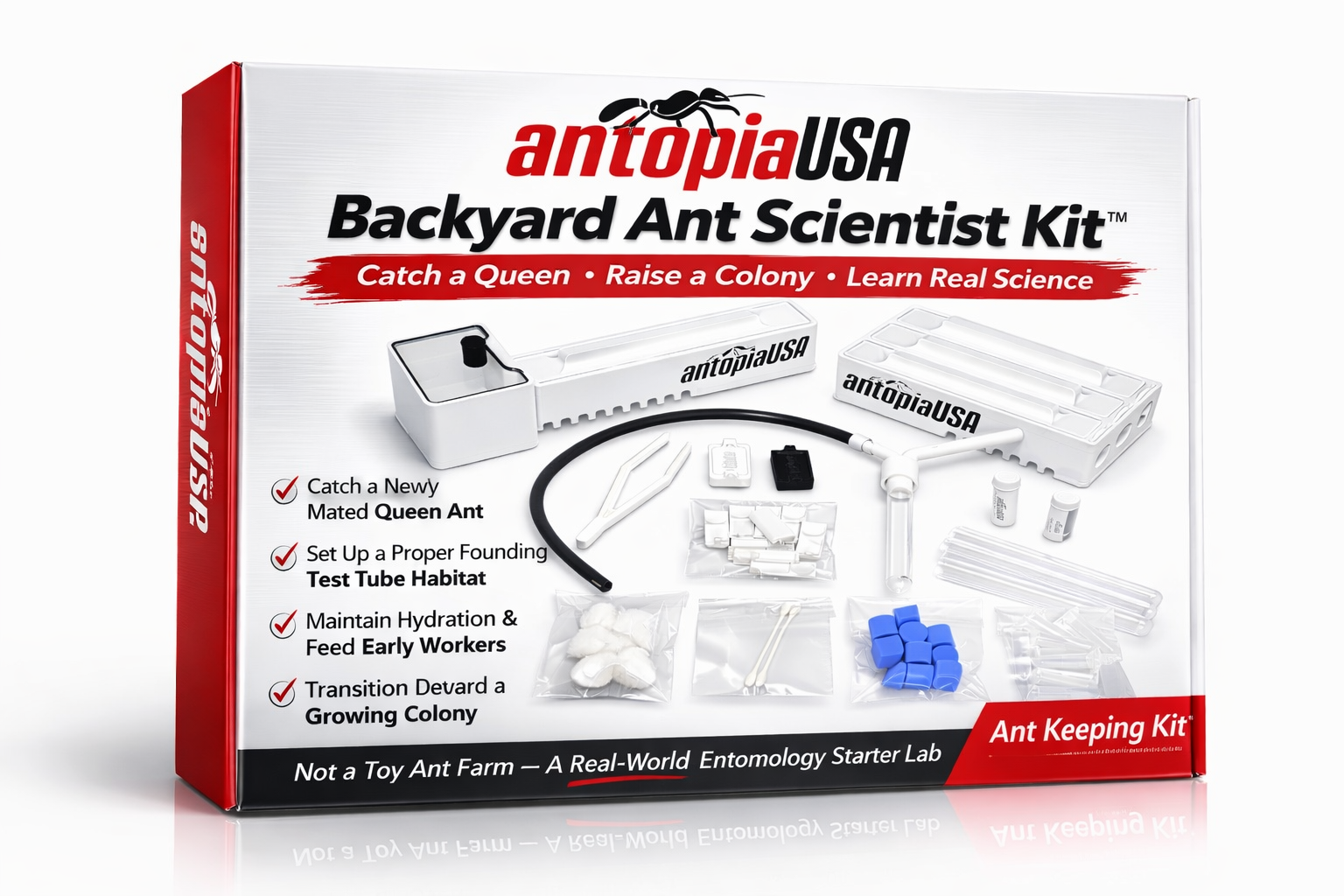 Backyard Ant Scientist Kit- Catch a Queen Ant, Raise a Colony, Learn Real Science