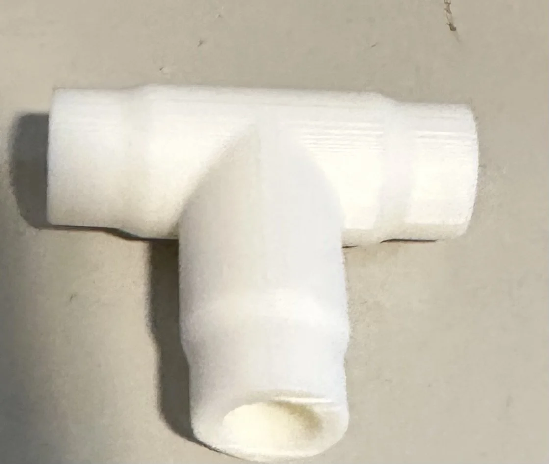 3 way T style Tubing connector 3/8 outer diameter