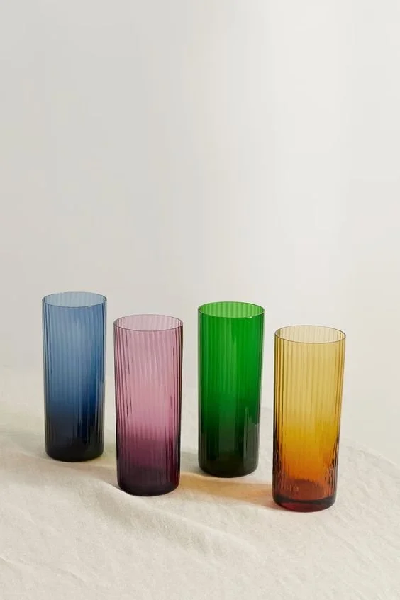 Netaporter_Yellow Set of four Murano glass tumblers | LA DOUBLEJ.jpeg