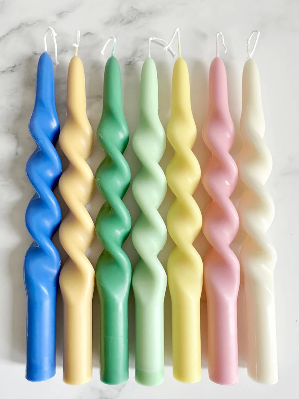 Twisted Spiral Candle