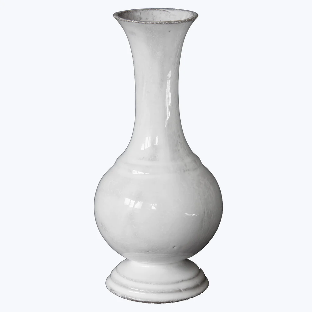 Astier de Villatte Round Colbert Soliflore Vase