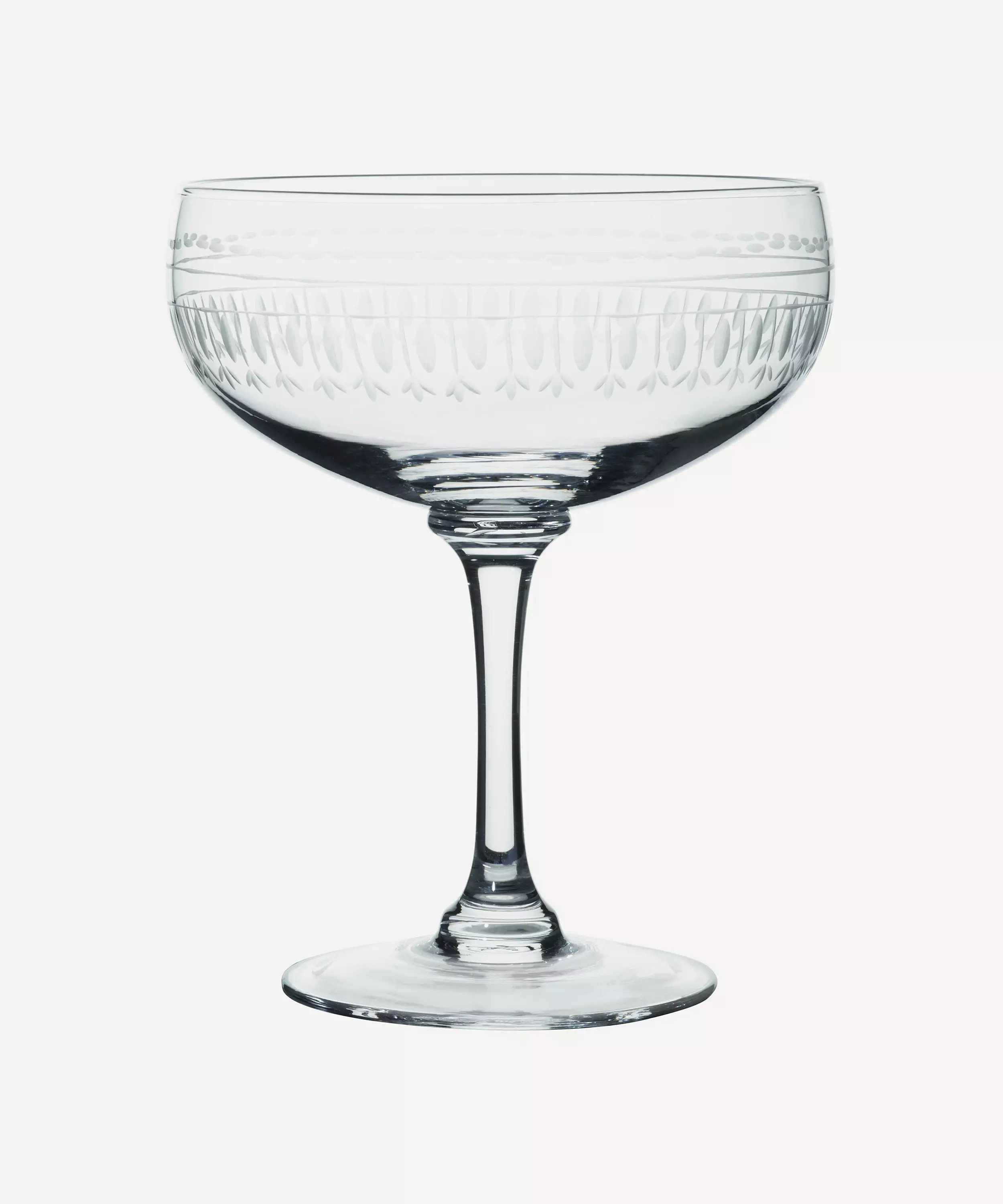 Crystal Cocktail Glasses Set of Four