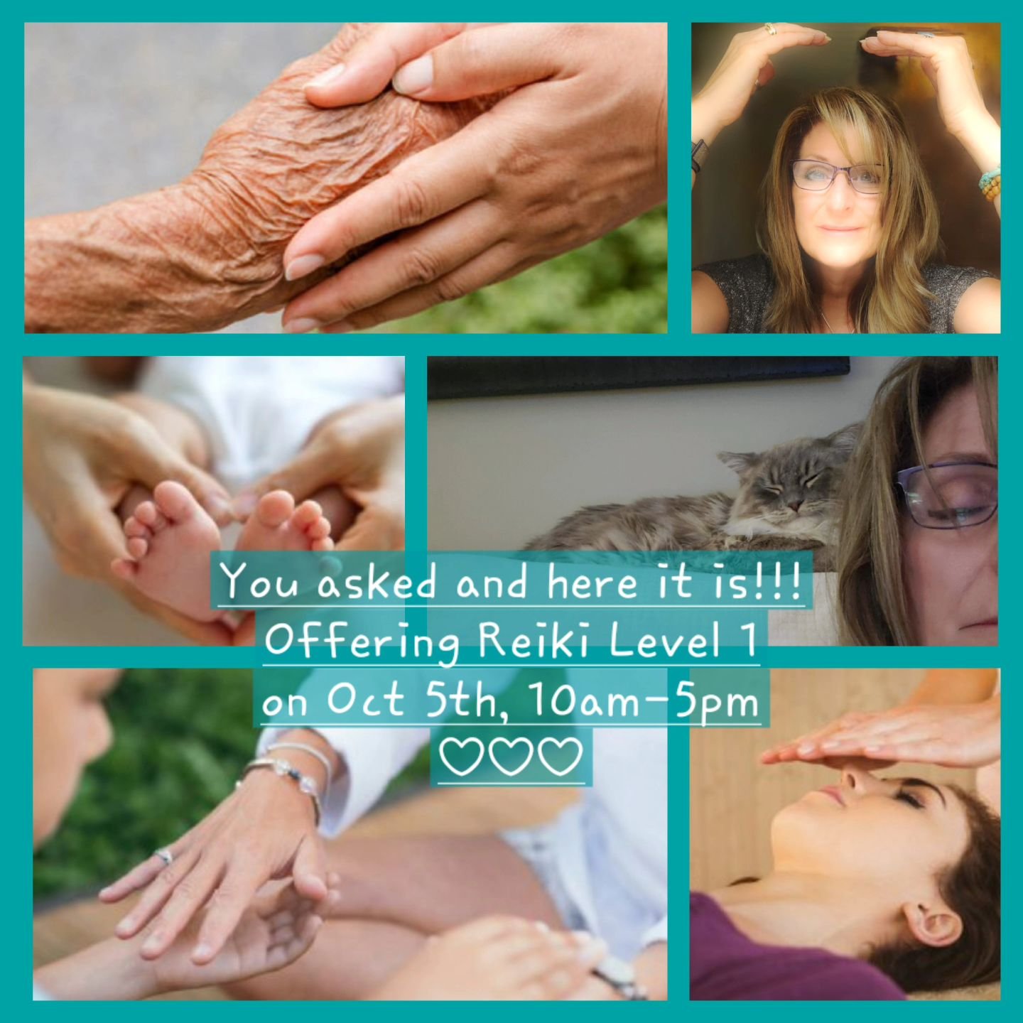 Reiki, supporting you and your family.♡ 

You asked for a Fall class, so here it is!!! 🍂 

Would you like a means by which to support you and your family member's physical, mental, emotional, and spiritual well-being? 

This natural, non-invasive, g
