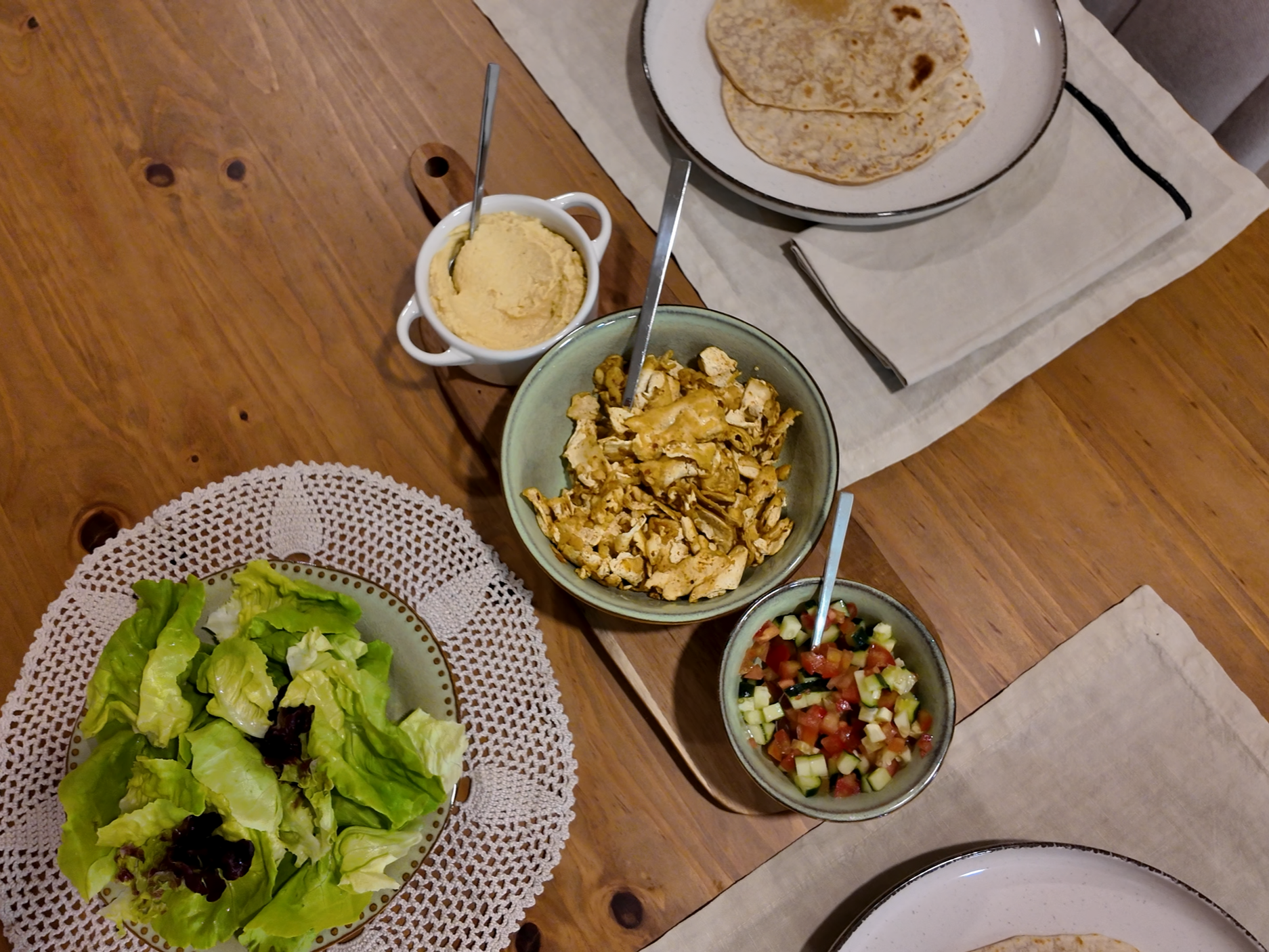 Tacos de "Tofu Döner Kebab"