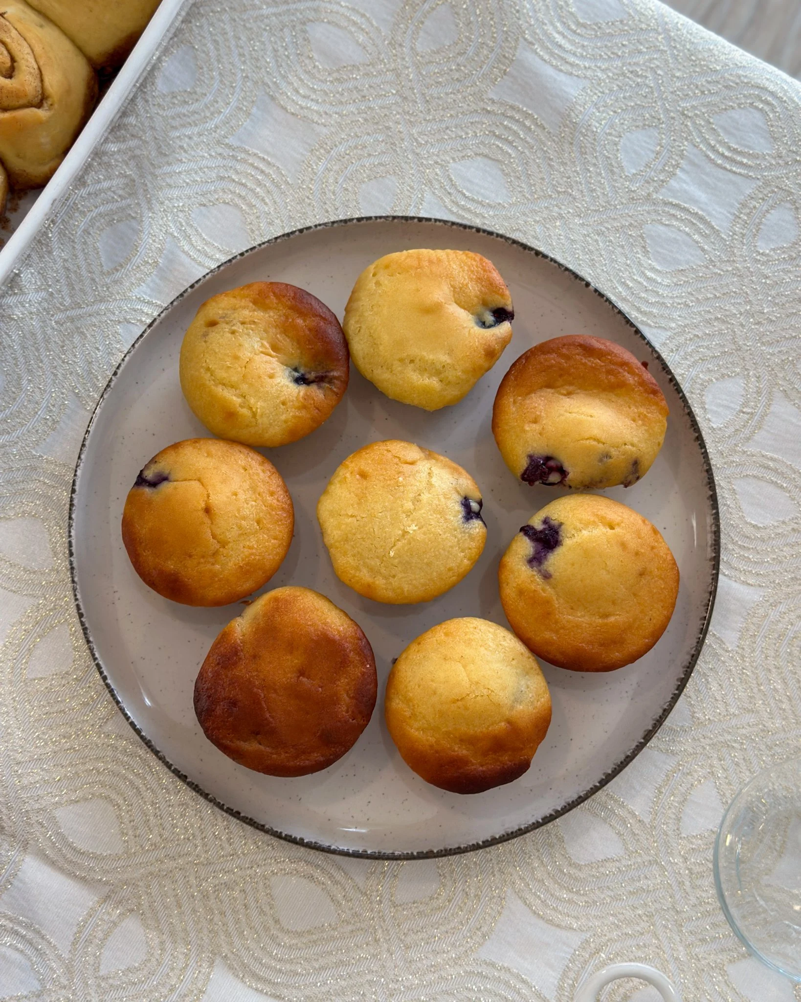 Muffins de iogurte grego e mirtilos Joana At Home