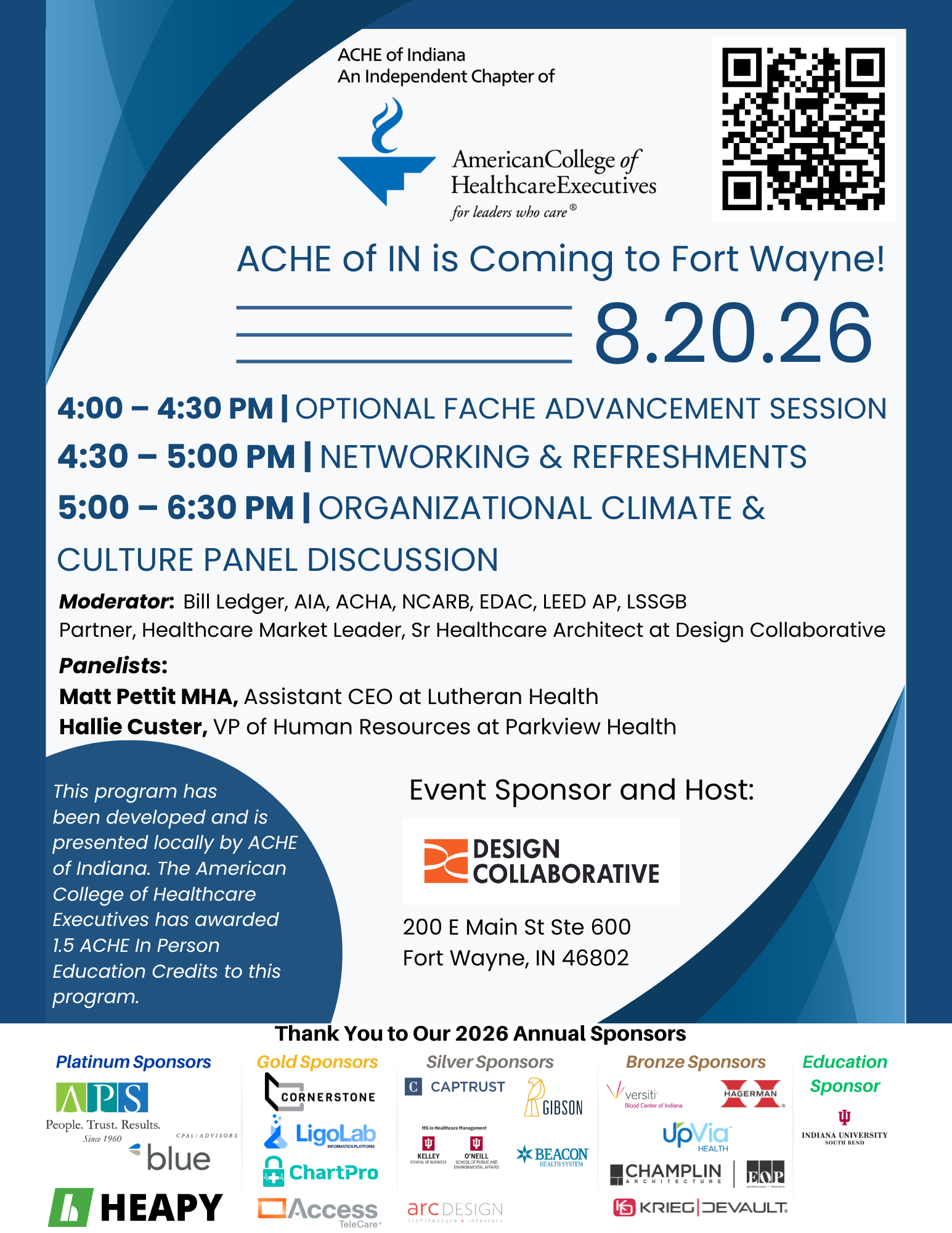 Organizational Climate and Culture Panel &amp; Advancement Information session