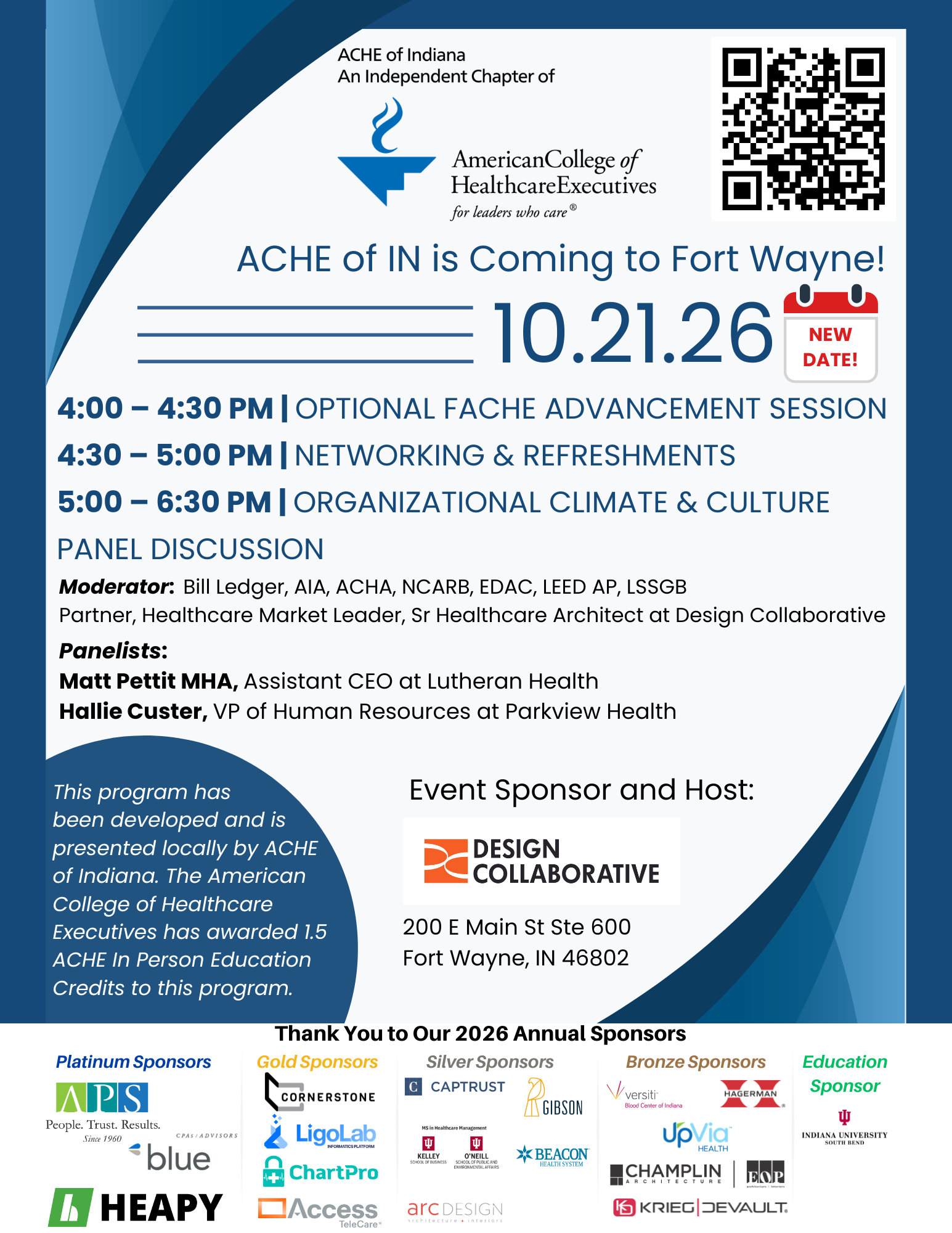 Organizational Climate and Culture Panel &amp; Advancement Information session