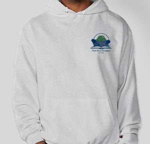Logo Gray Champion Hoodie