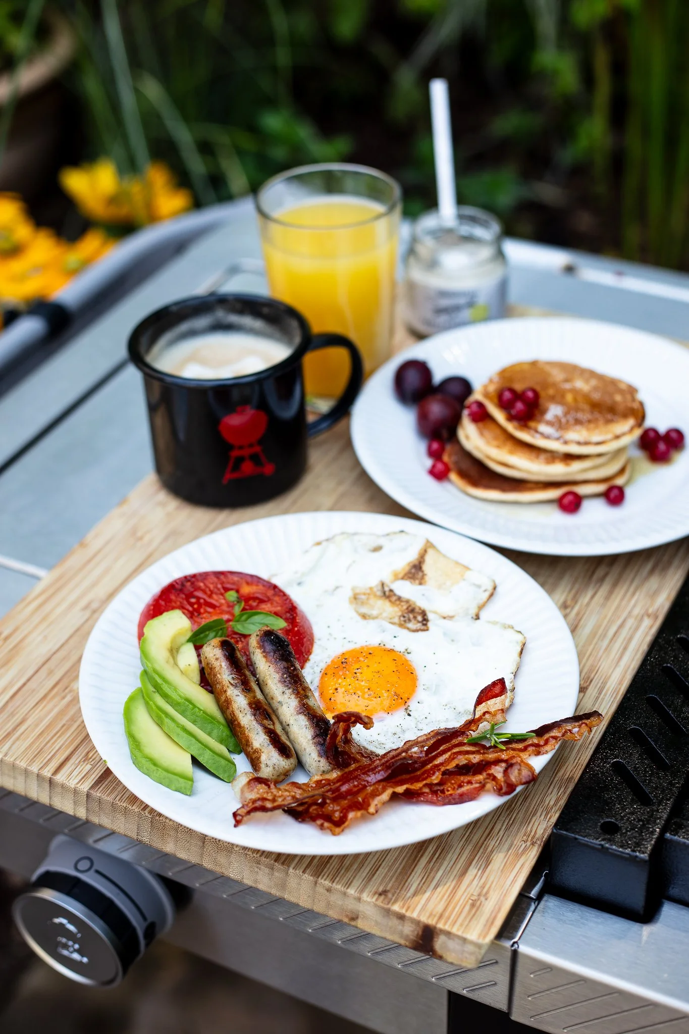 Frühstück vom Grill