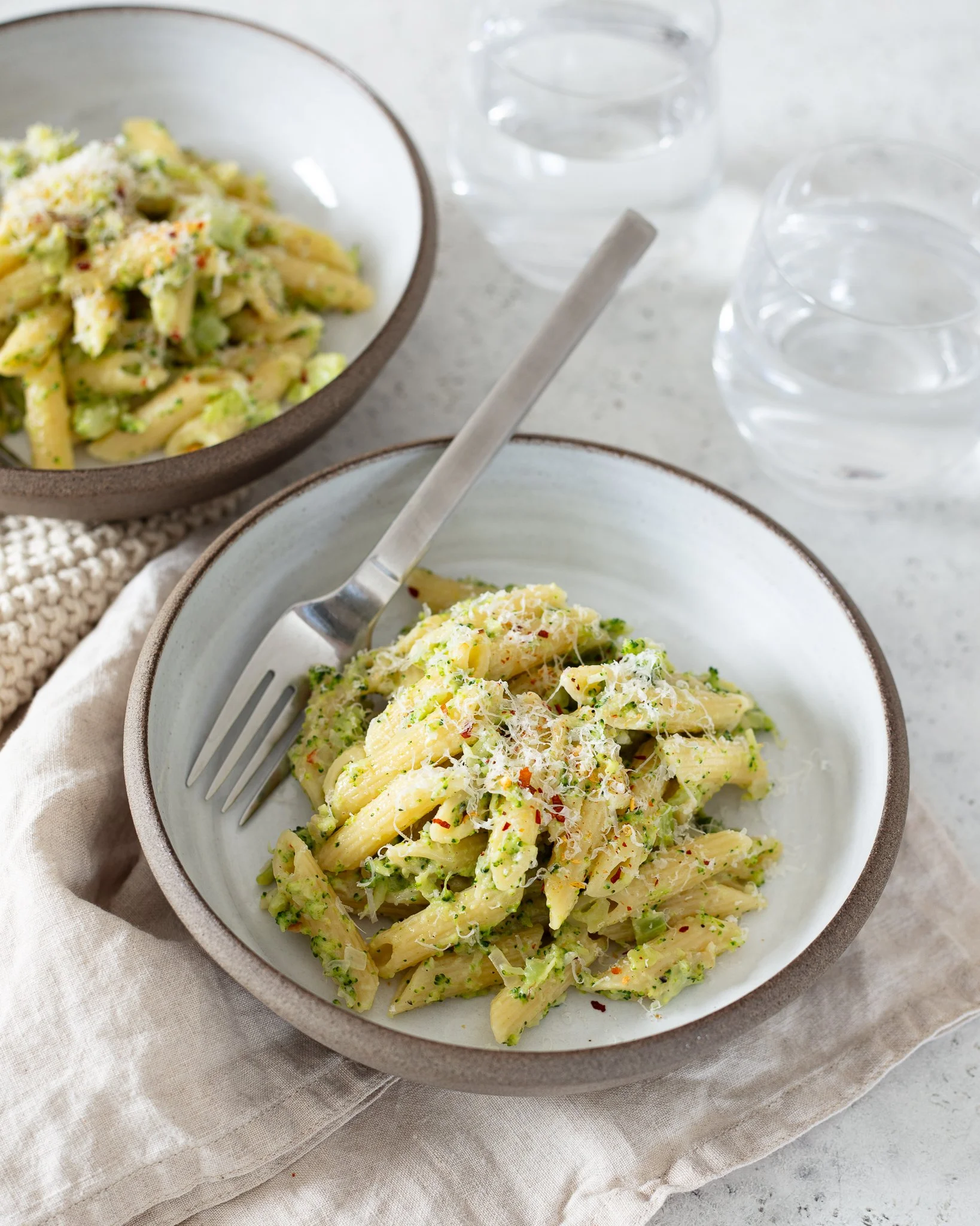 schnelle Brokkoli-Pasta