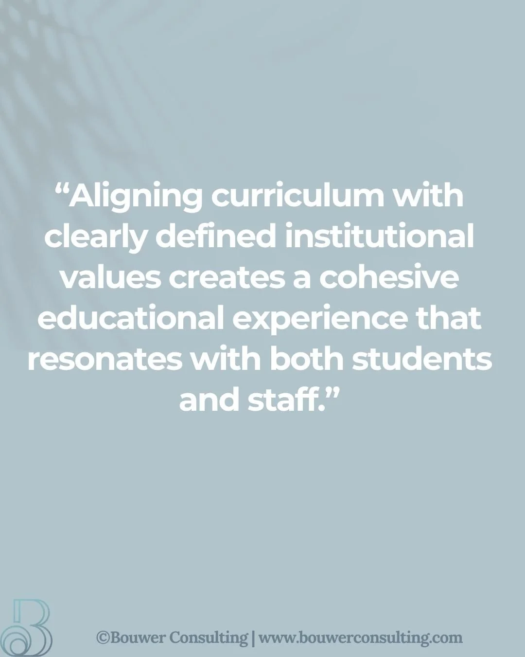 quote for aligning programs to values