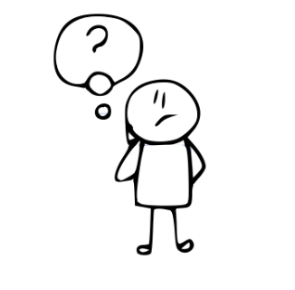 stickman with a question