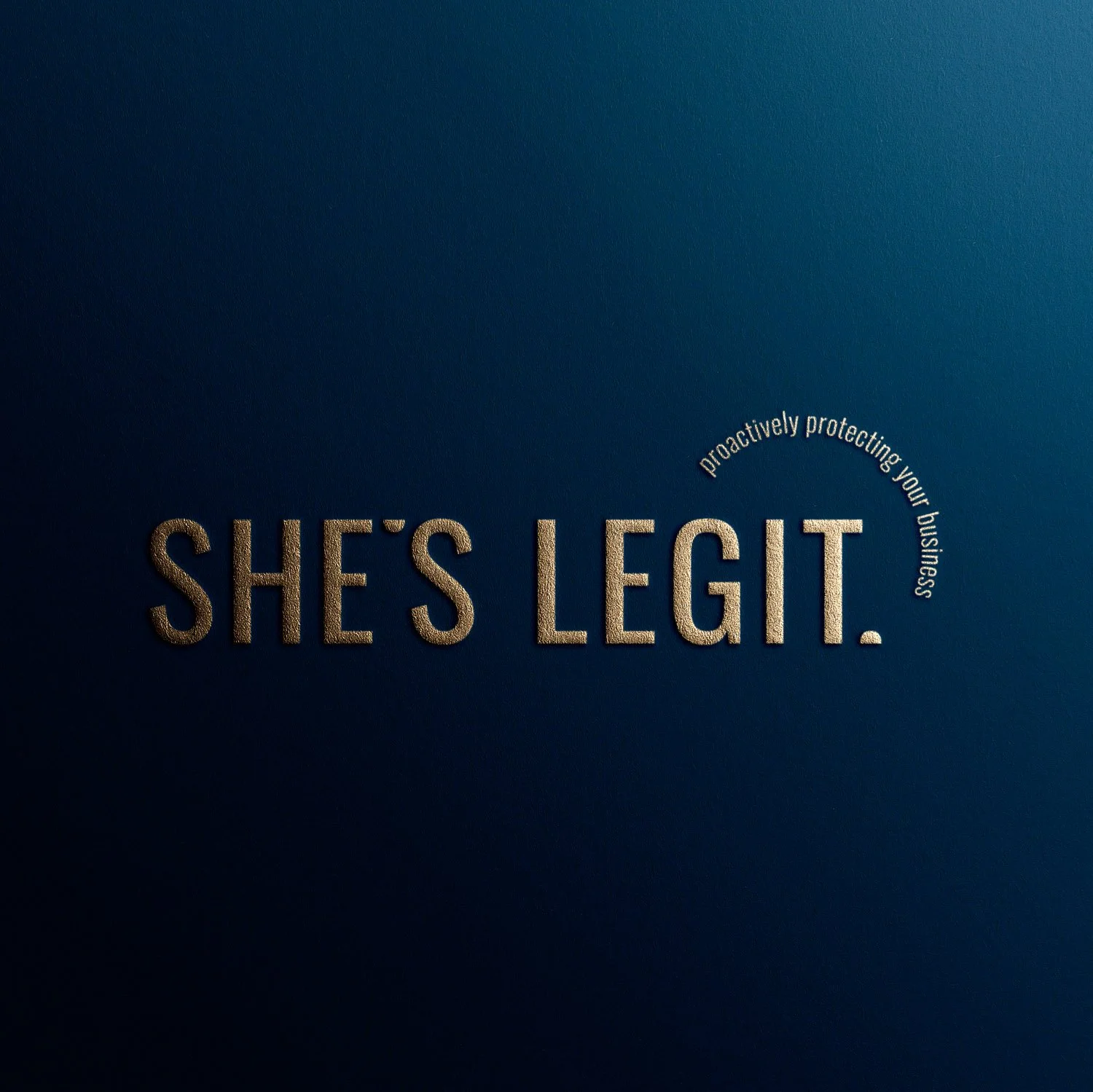 she's legit logo design - Jasmin Plouffe portfolio