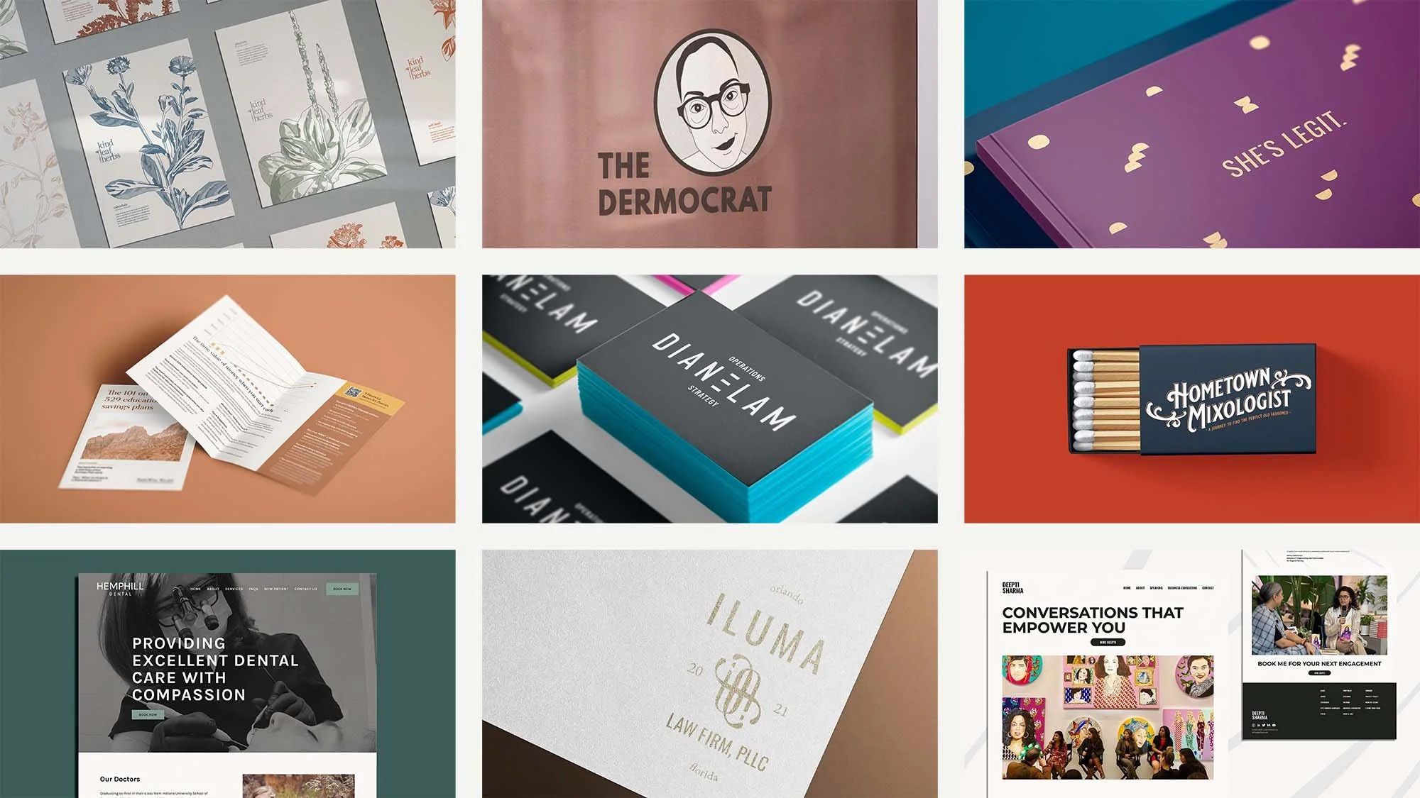 brand identities for service providers by Jasmin Plouffe