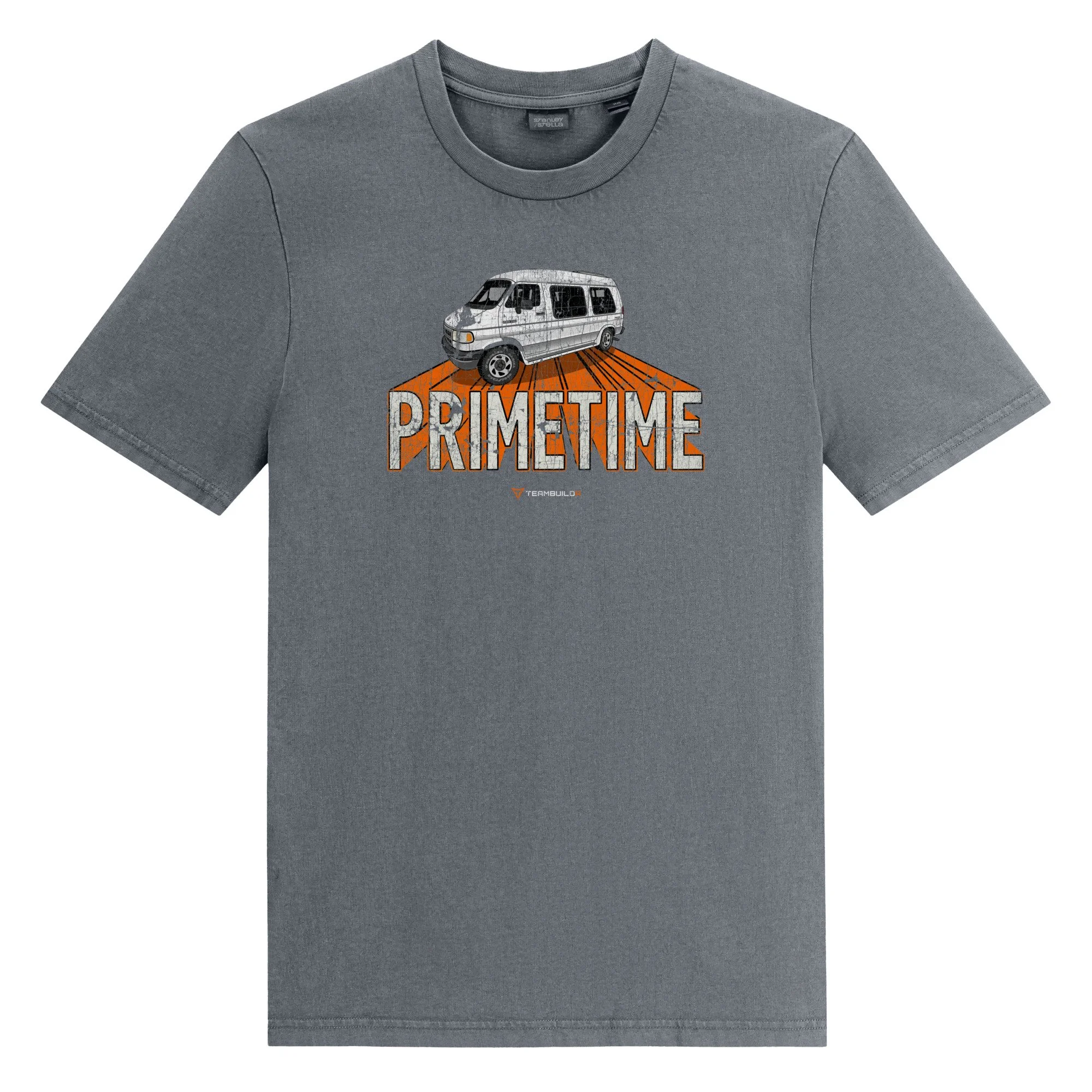 TeamBuildr 'PRIMETIME' Distressed Tee