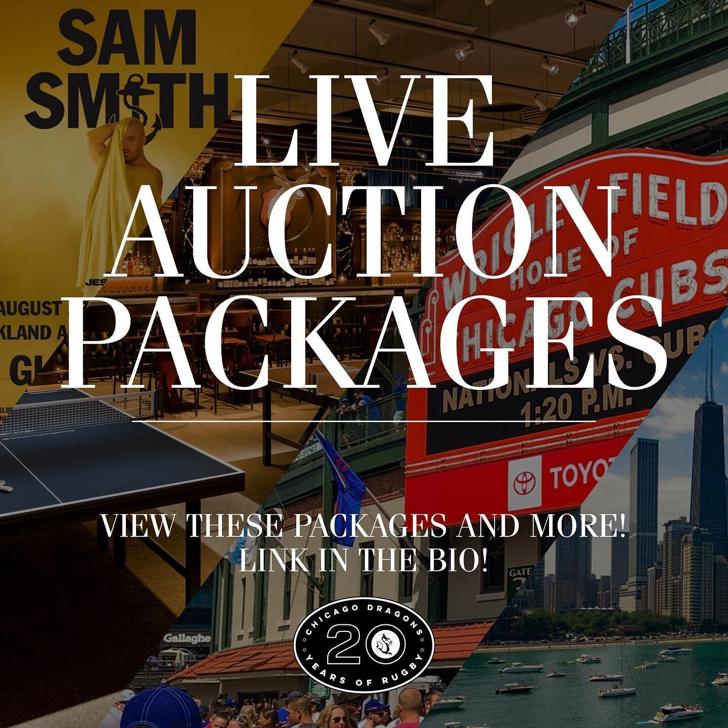 TONIGHTS THE NIGHT! We&rsquo;ll be auctioning off these amazing packages and more:

- Sam Smith Tickets
- $1000 Party Package at Carol&rsquo;s Pub (food and bev)
- $250 at Five Iron Gold Simulator
- One night stay at Hotel Zachary across the street f